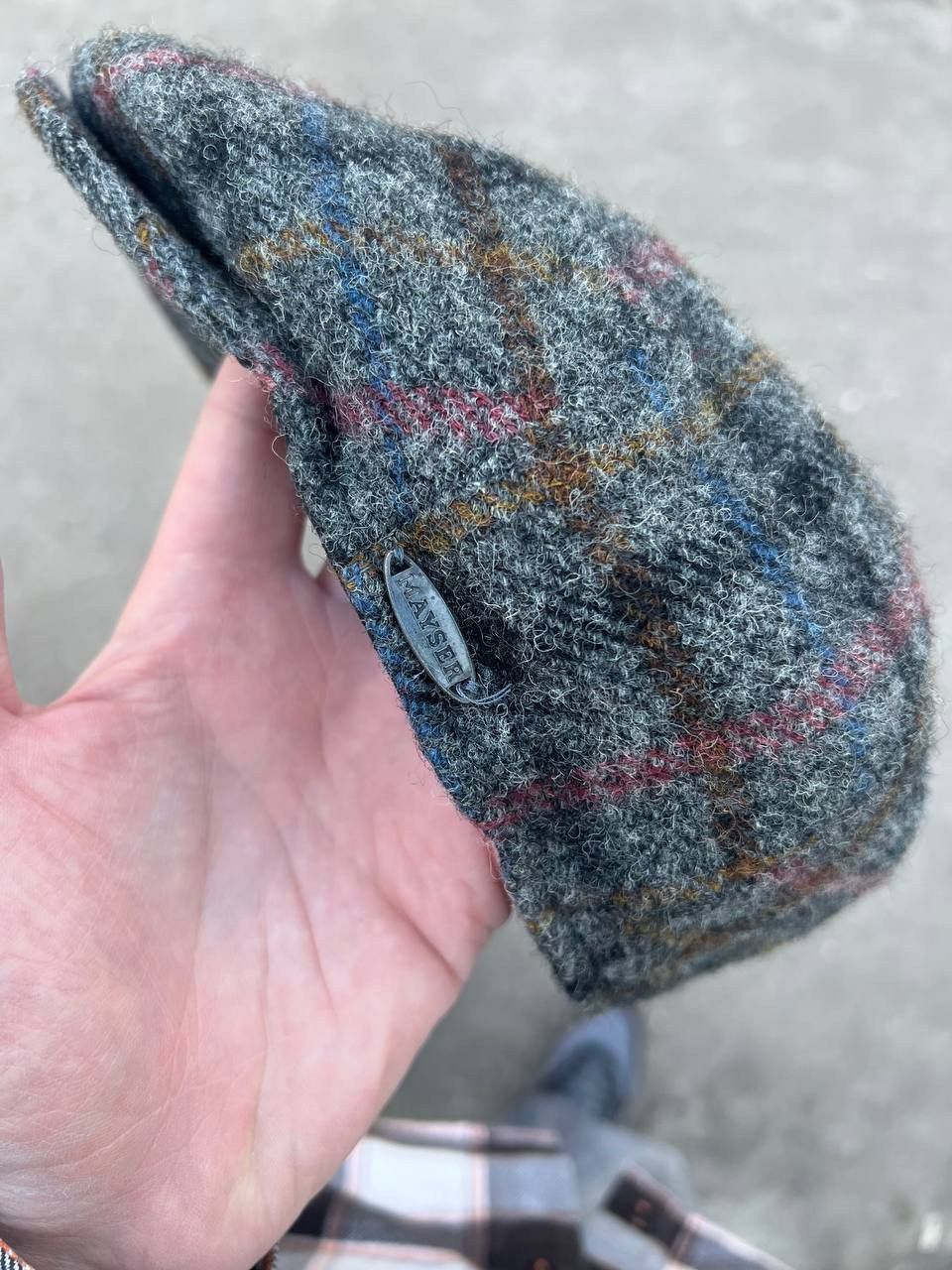 Harris Tweed × Vintage VERY RARE HARRIS TWEED CLASSIC ENGLAND STYLE CAP CASUAL 90s Size ONE SIZE - 4 Thumbnail