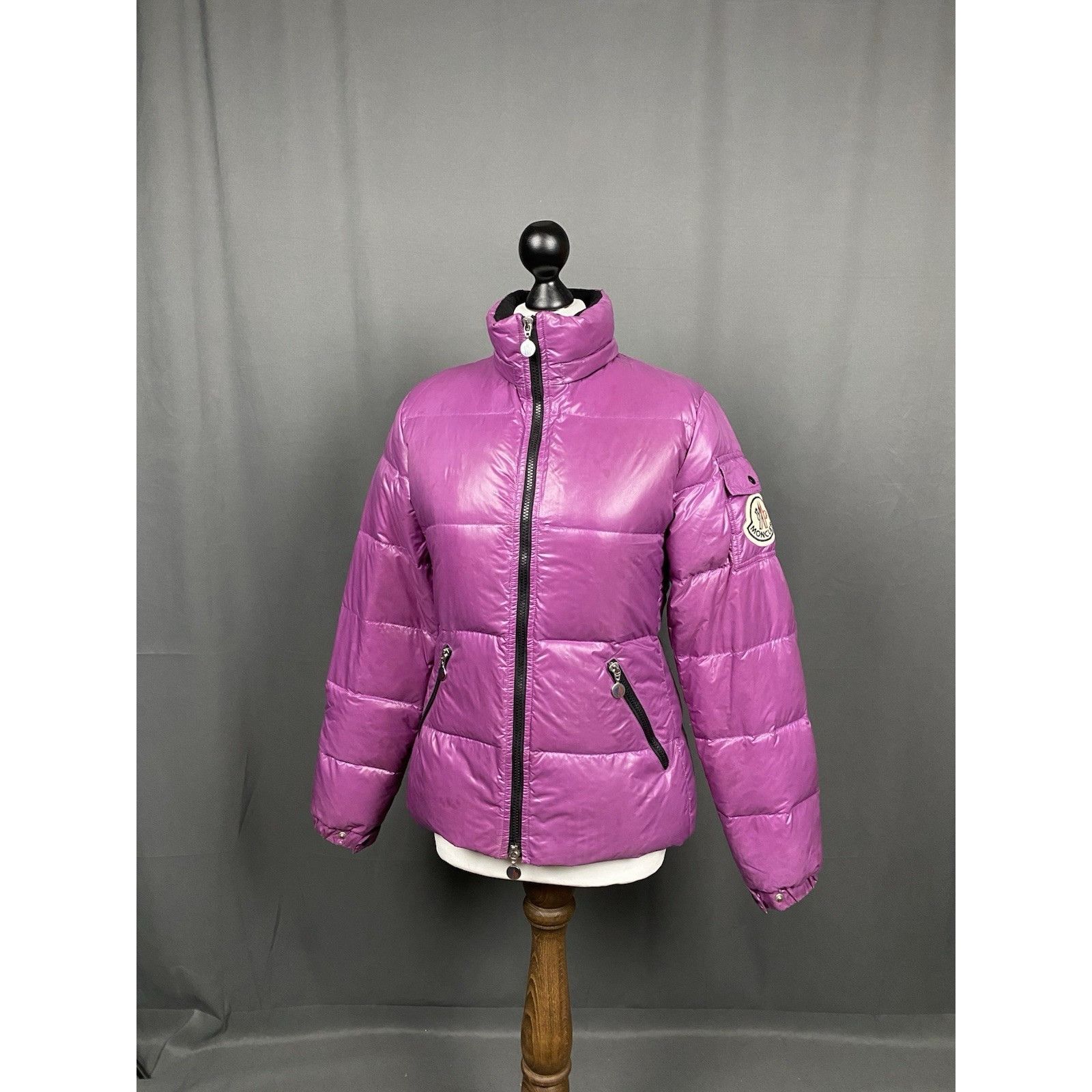 Moncler Moncler Badia Vintage Women's Pink Purple Down Insulated Puf Size S / US 4 / IT 40 - 4 Thumbnail