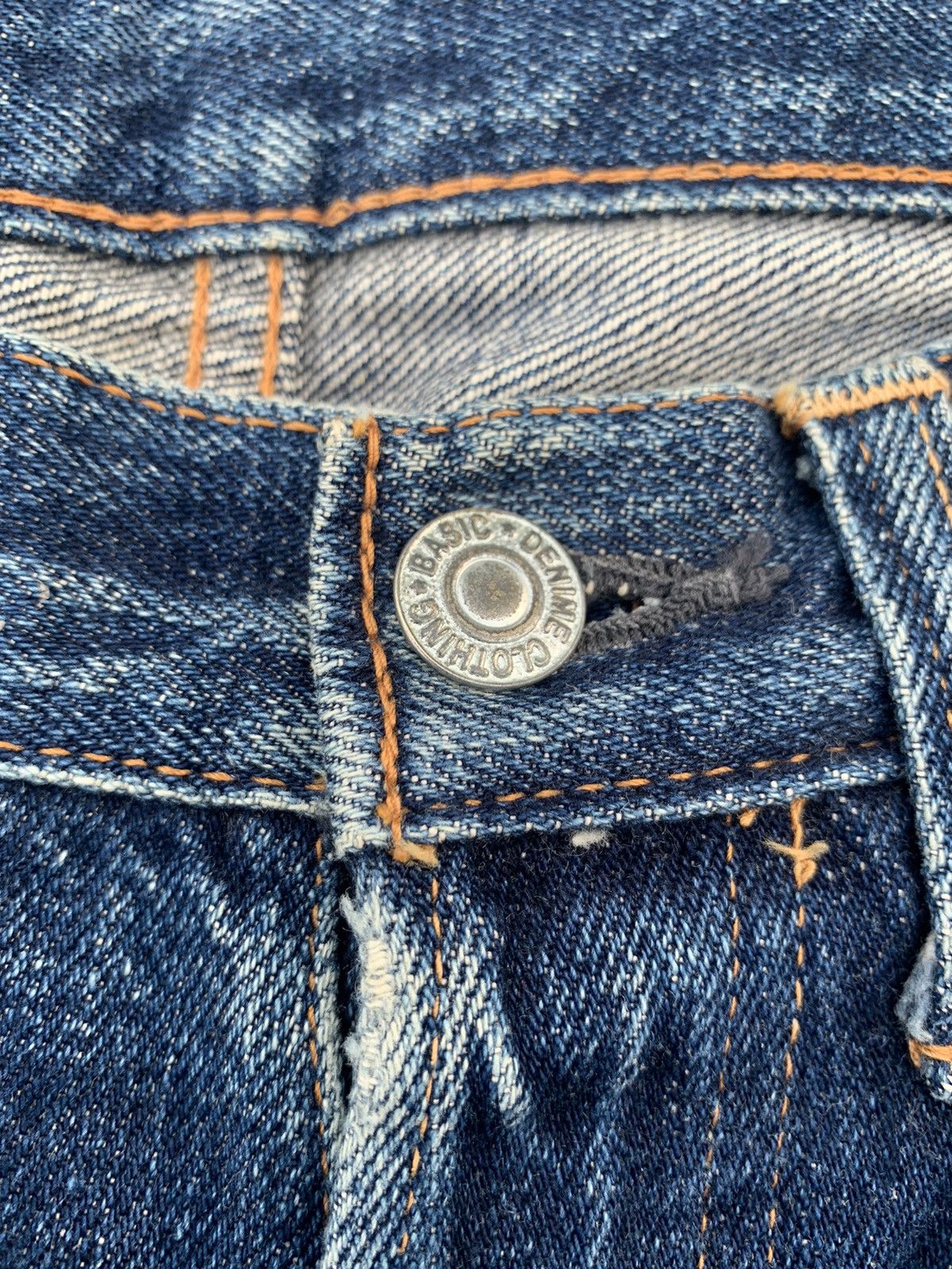 Denime VINTAGE DENIME SELVEDGE MUDWASH DISTRESSED JAPANESE DENIM Size US 30 / EU 46 - 11 Thumbnail