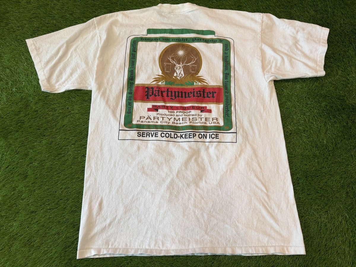 Jagermeister Vintage 90s Jagermeister Parody Partymeister Florida Shirt Size US XL / EU 56 / 4 - 1 Thumbnail