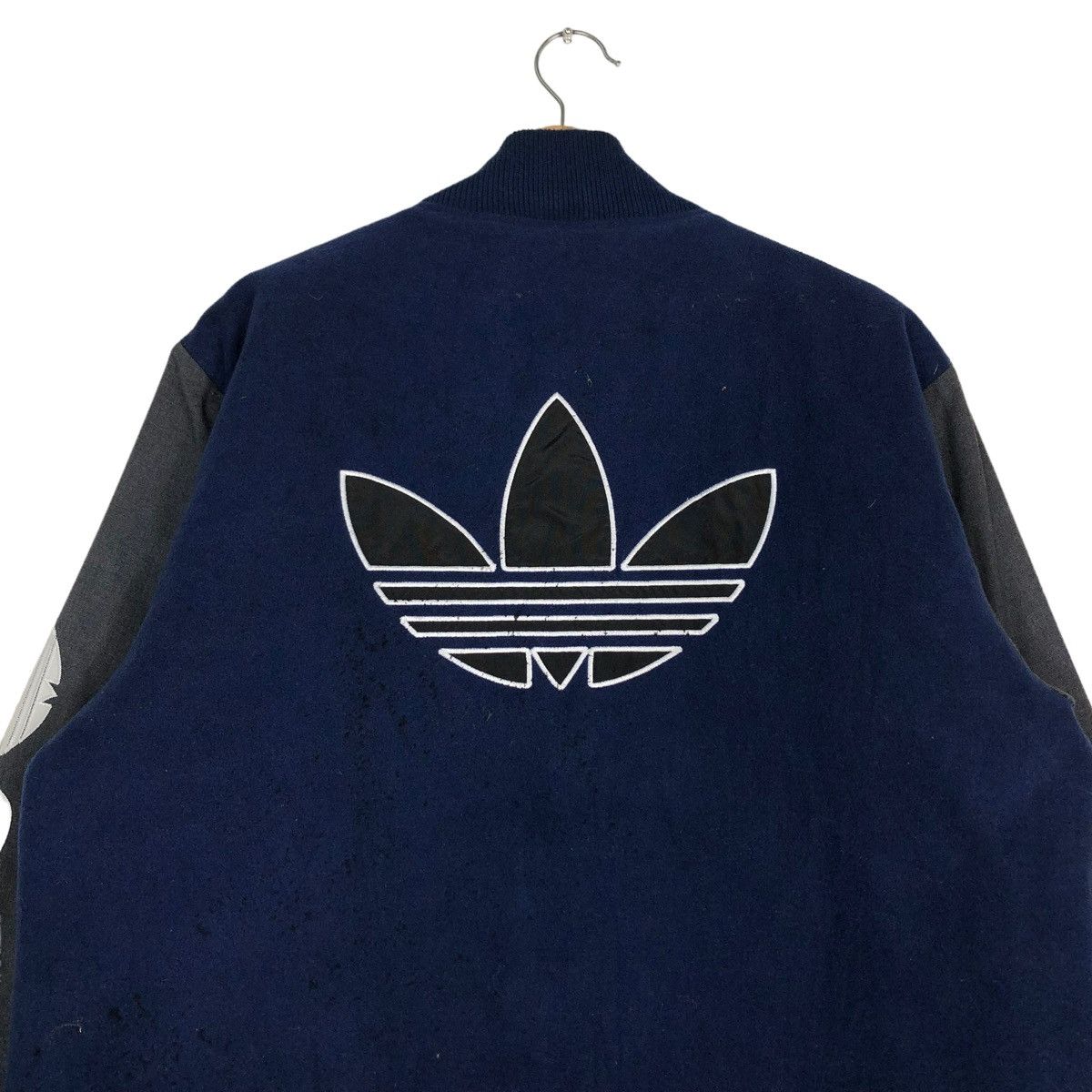 Adidas 🔥VINTAGE VARSITY JACKET ADIDAS BIG LOGO FULL PRINT Size US M / EU 48-50 / 2 - 9 Thumbnail