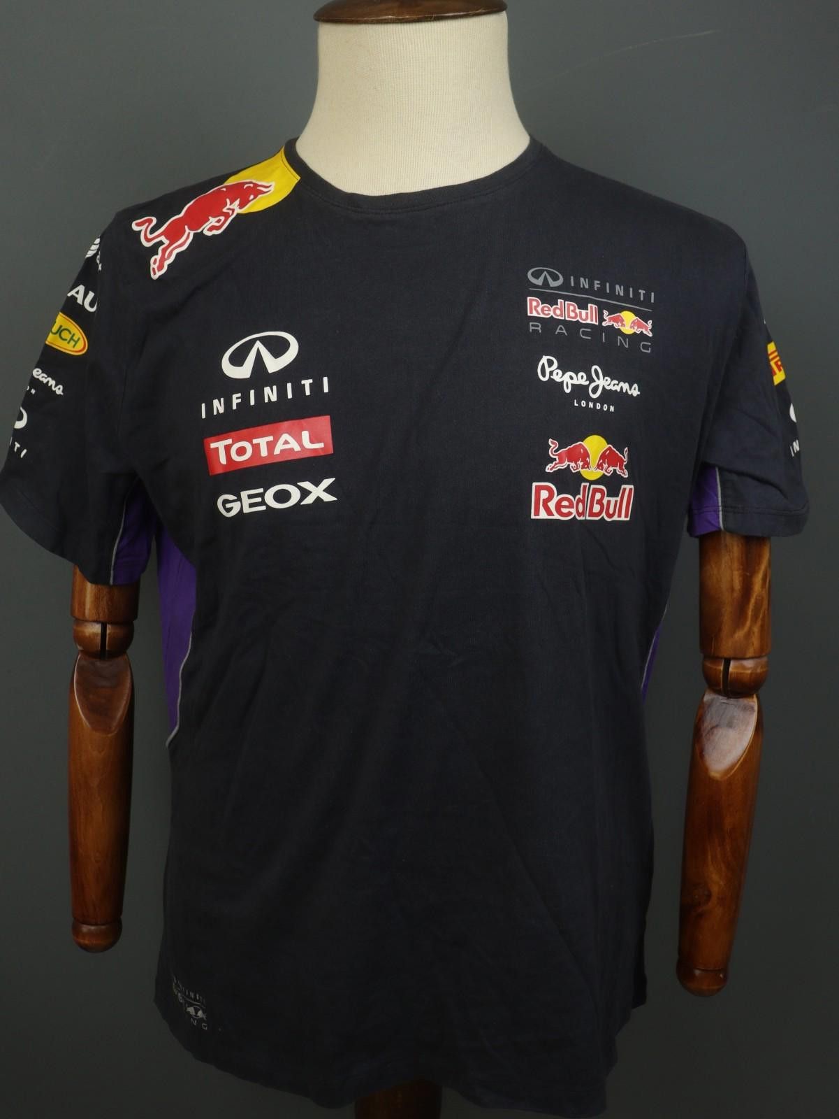 Designer Pepe Jeans London Navy Crew Red Bull Racing Shirt Size 2XL Size ONE SIZE - 1 Thumbnail