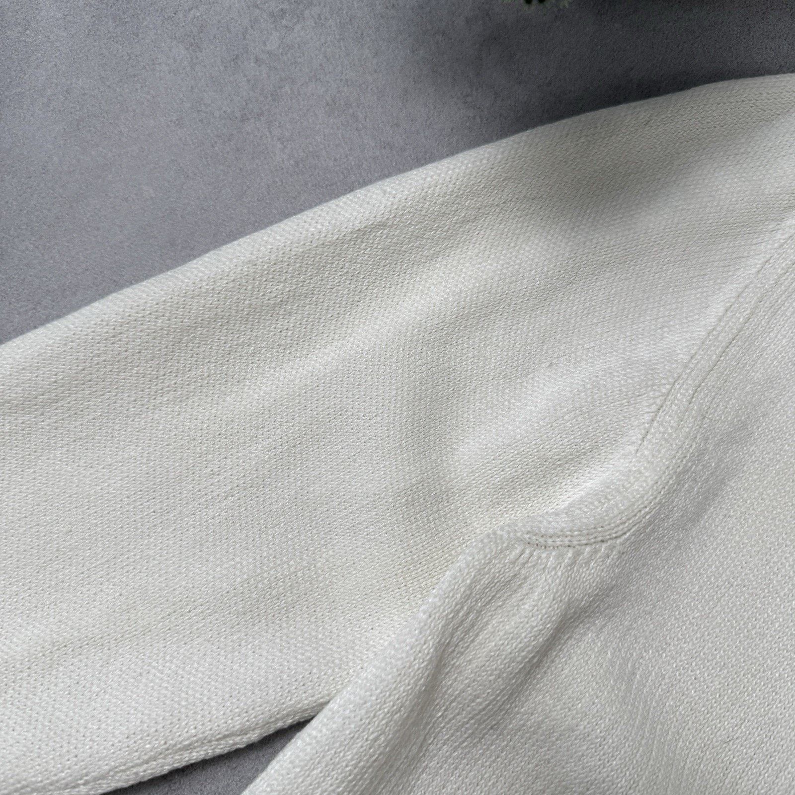 Zanone Zanone Men Linen/Cotton Cardigan Size 50 White Made In Italy Size US M / EU 48-50 / 2 - 4 Thumbnail