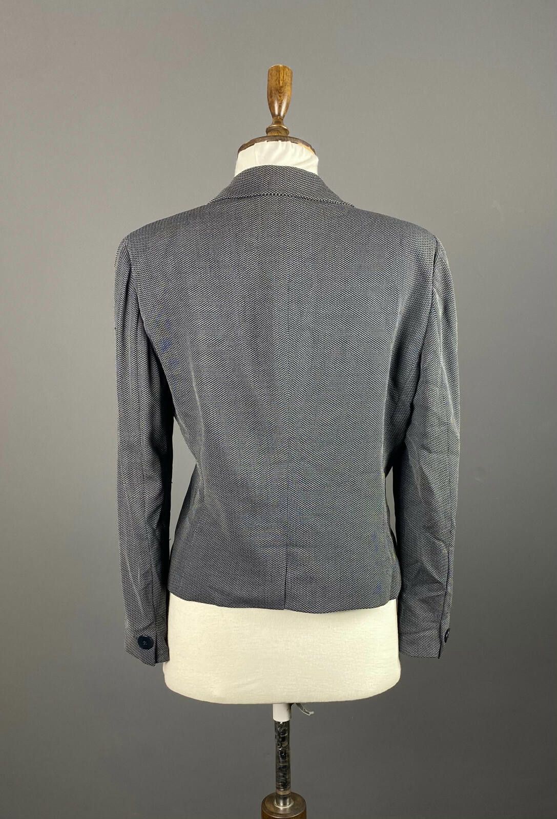 Armani Collezioni Armani Collezioni Grey Wool One Button Blazer Jacket Size 46 Size M / US 6-8 / IT 42-44 - 5 Thumbnail