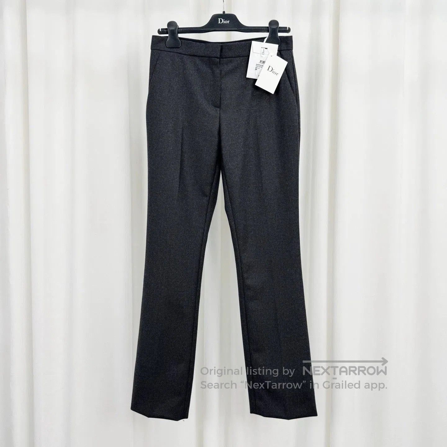 Dior dior gray wool suit pants size 34. Size US 34 / EU 50 - 1 Thumbnail