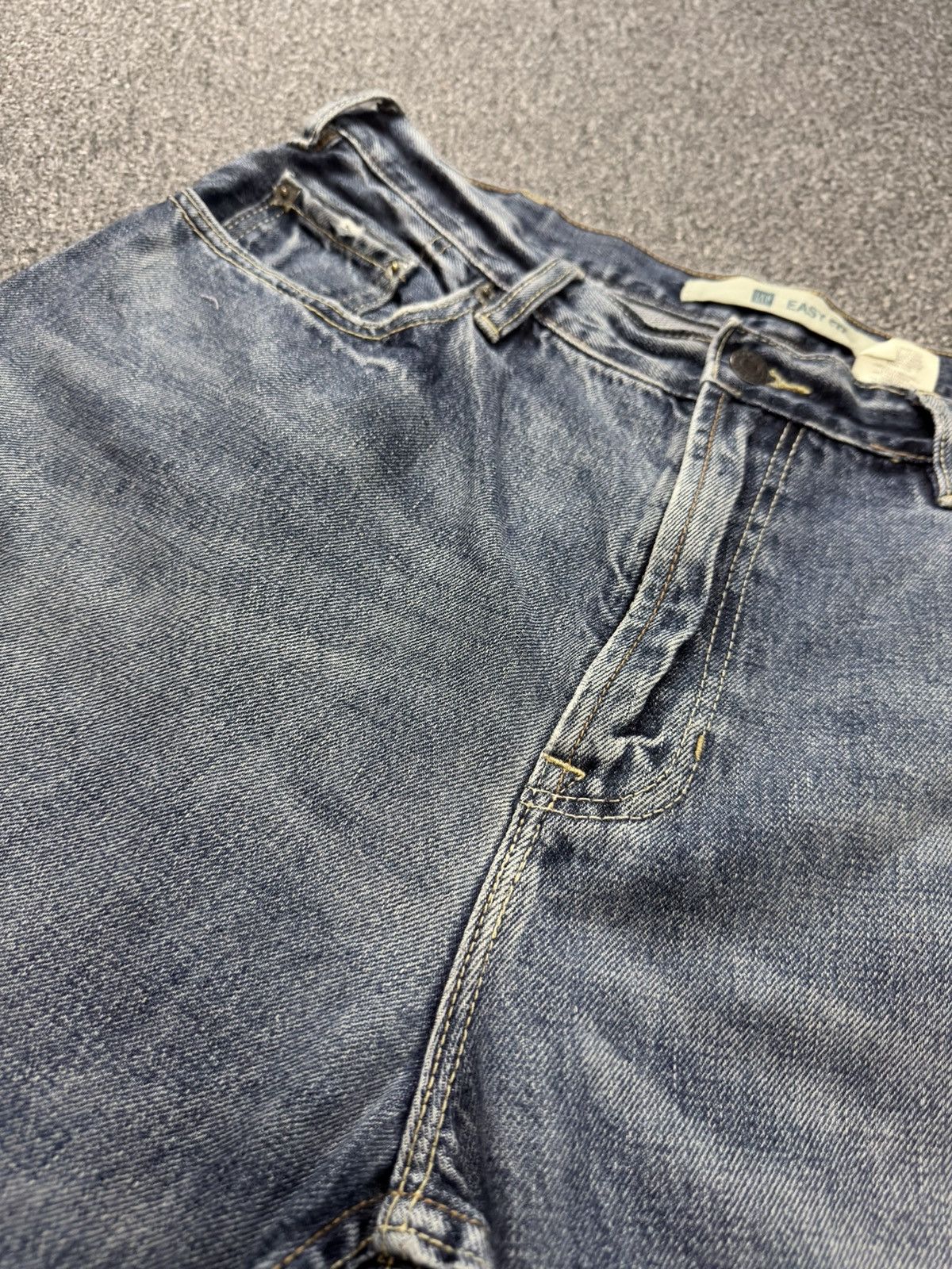 Gap Archives y2k Easy Fit Gap Age Washed Denim Wideleg Jeans Size US 36 / EU 52 - 11 Thumbnail