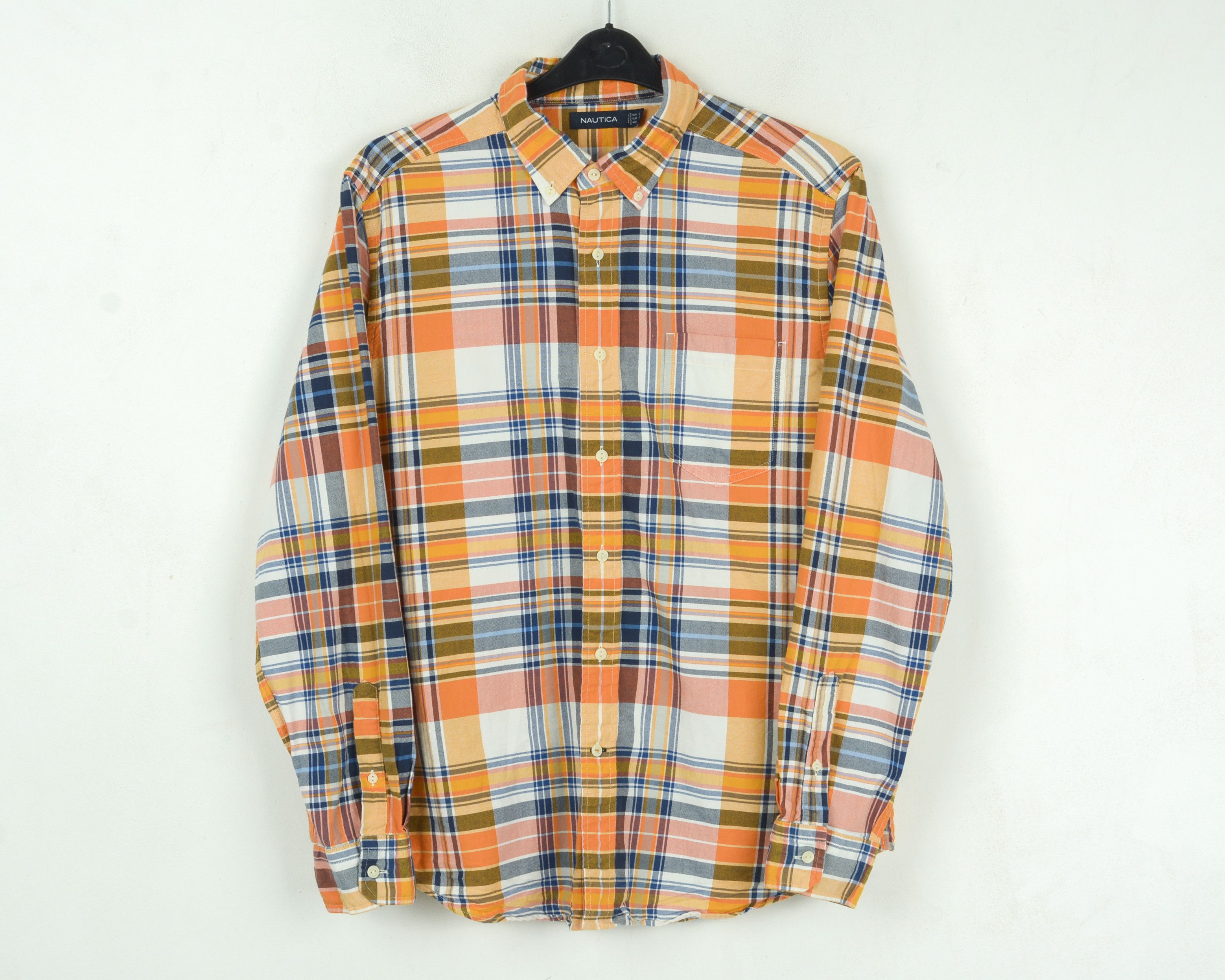 Nautica US L Casual Shirt Long Sleeve EU XL Plaid Check Tartan Size US L / EU 52-54 / 3 - 1 Thumbnail