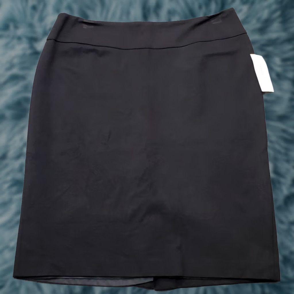 Charter Club Charter Club Skirt Women 12P Black Straight & Pencil High Waisted Lined Back Zip Size 34" / US 12 / IT 48 - 1 Thumbnail