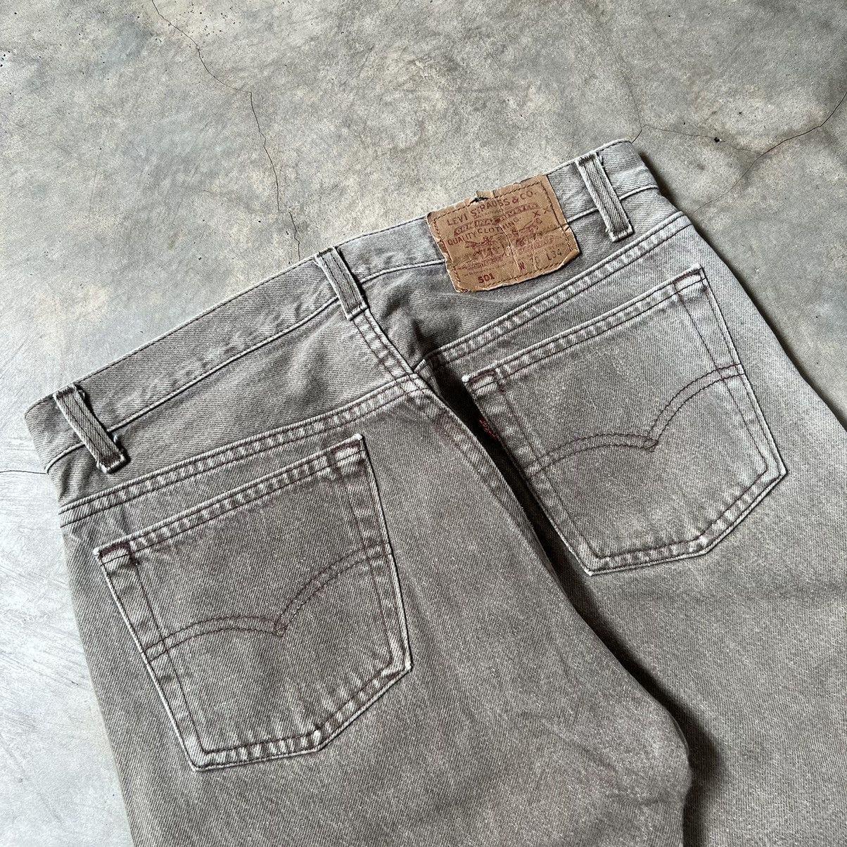 Levi's Vintage Levis 501 Distressed Washed Jeans Size US 30 / EU 46 - 4 Thumbnail