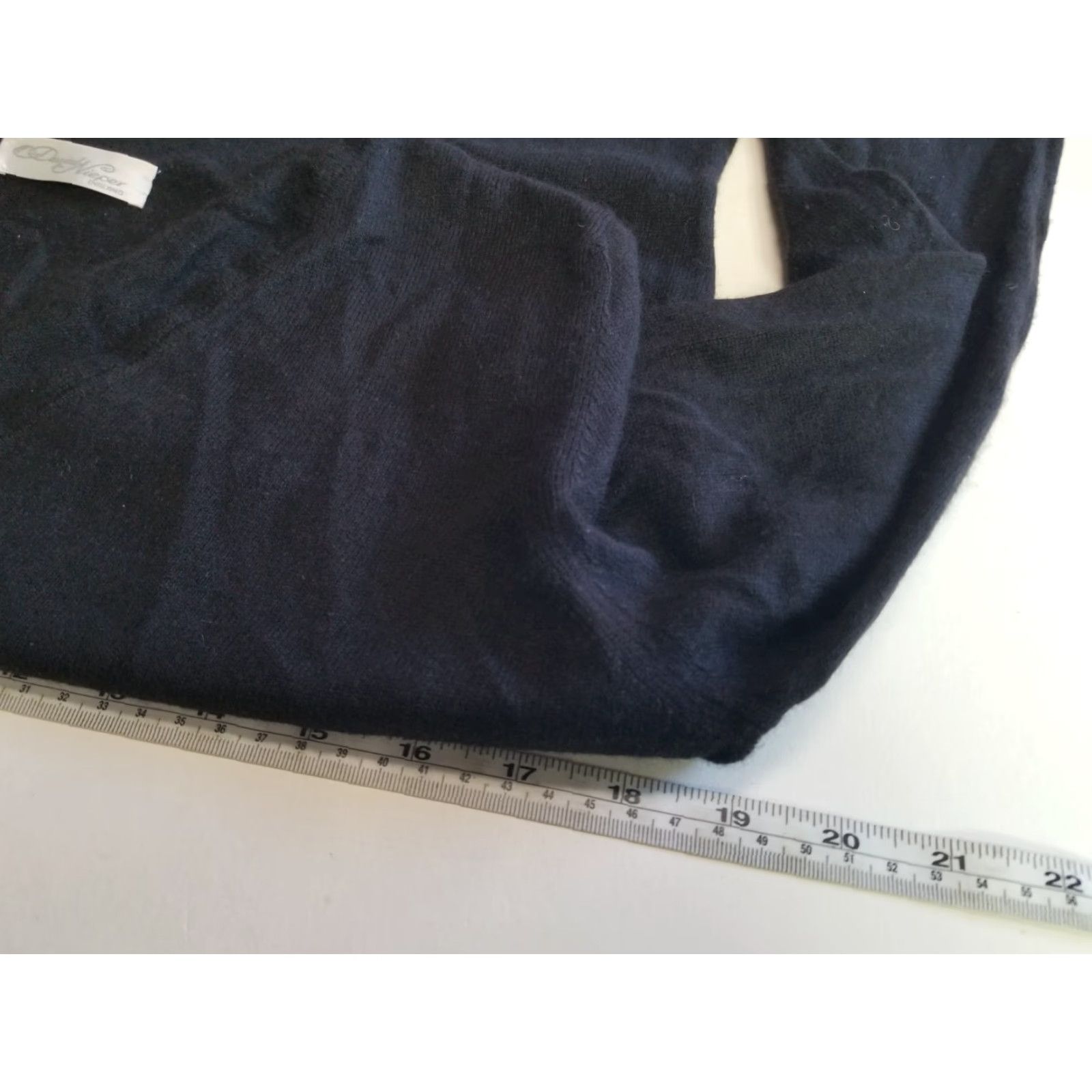 Vintage David Nieper England Black Cashmere Silk Sweater Long Sleeve Women Size Medium Size M / US 6-8 / IT 42-44 - 4 Thumbnail