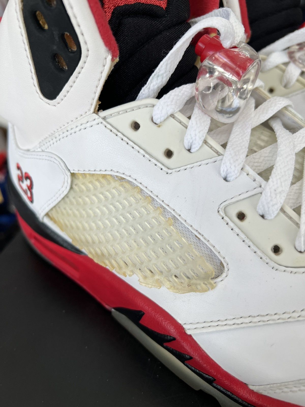 Jordan Brand Air Jordan 5 Fire Red Black Tongue Sz. 12 (2013) Size US 12 / EU 45 - 10 Thumbnail