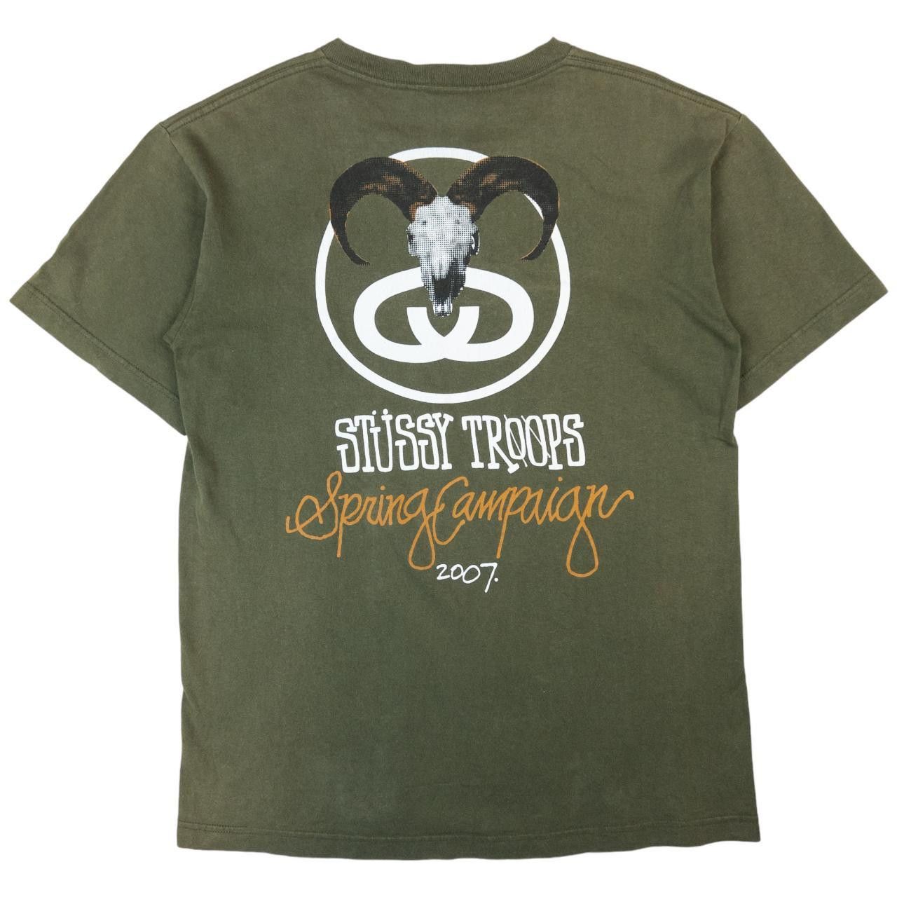 Stussy Vintage Stussy Troops Summer Campaign Graphic T Shirt Size M Size US M / EU 48-50 / 2 - 1 Thumbnail