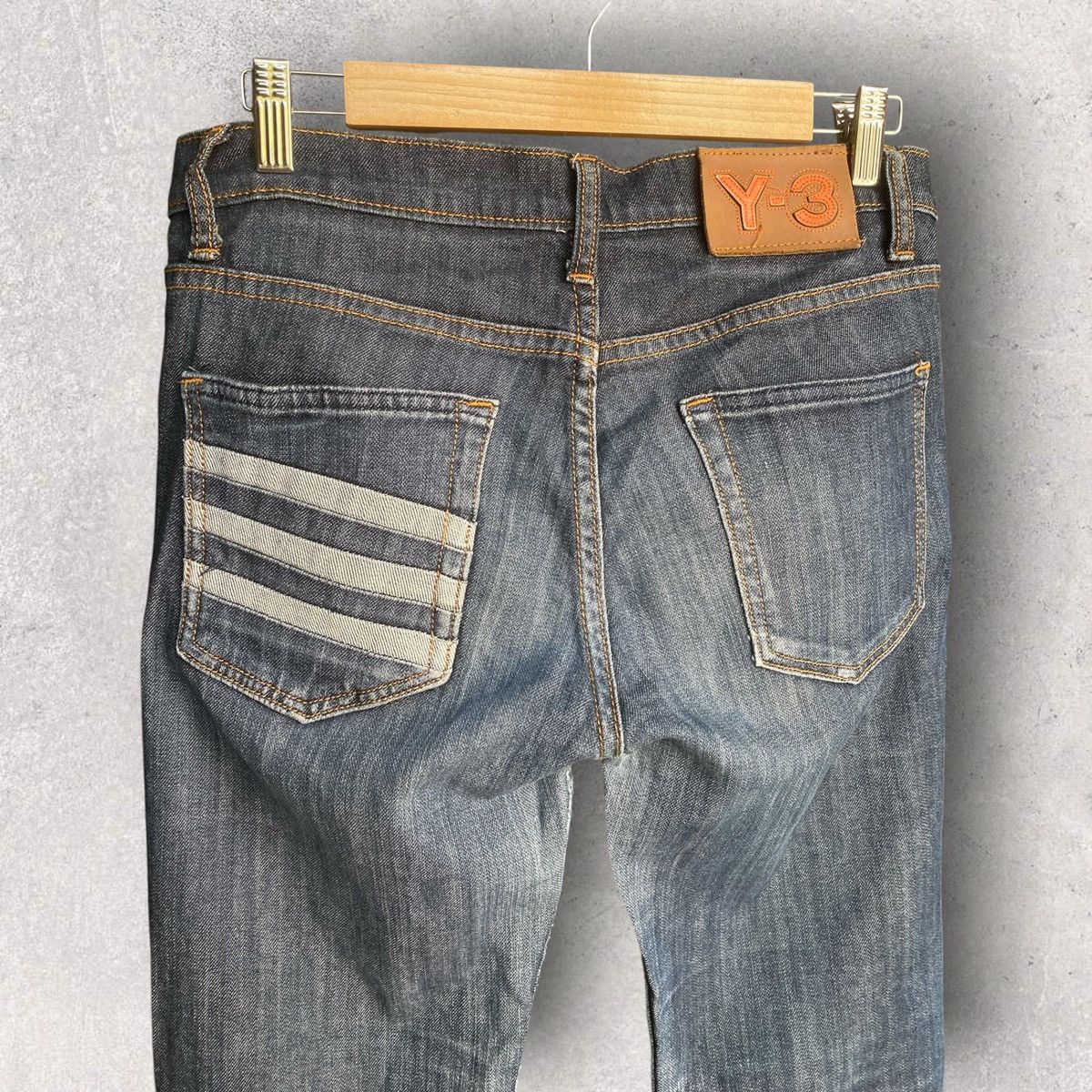 Yohji Yamamoto Y3 Three Stripe Pocket Jeans Size US 30 / EU 46 - 1 Thumbnail