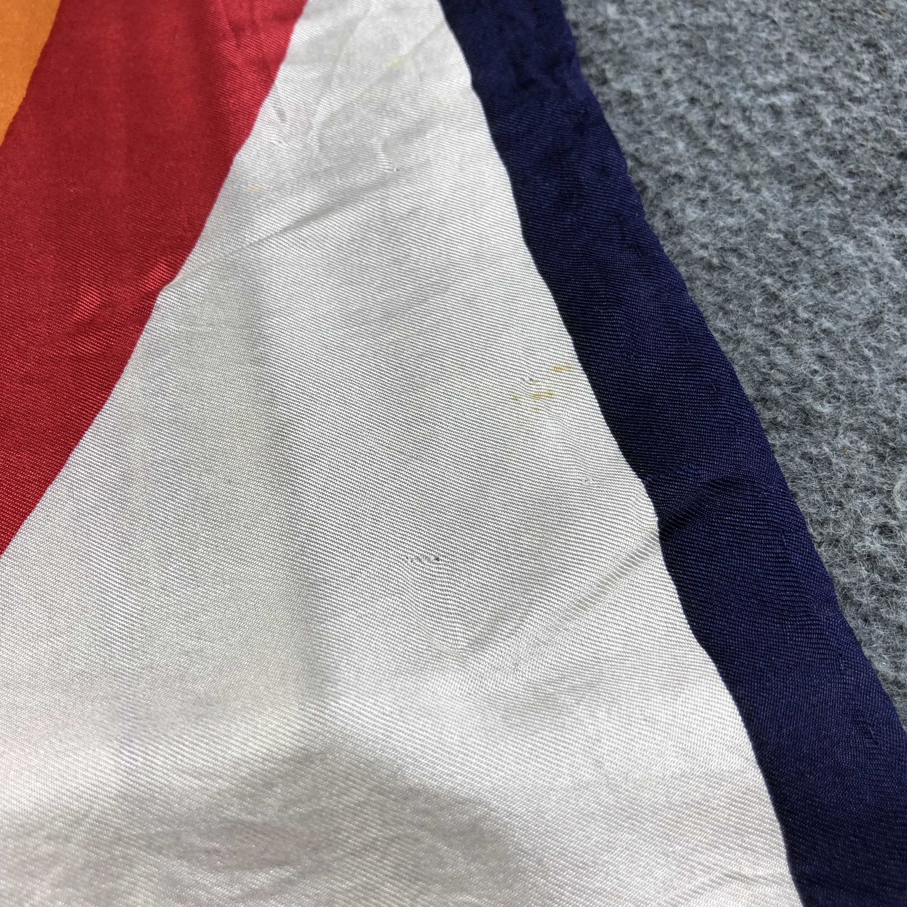 Vintage Vintage Abstract Design Silk Scarf M417 Size ONE SIZE - 6 Thumbnail