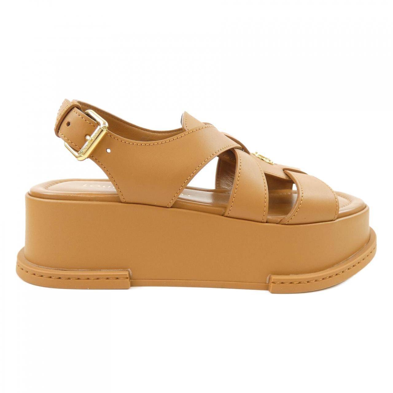 Louis Vuitton Louis Vuitton Louis Vuitton LV Circle Maya Line Calf Leather Sandals Leather Shoes DUTY FREE for USA Size ONE SIZE - 1 Thumbnail