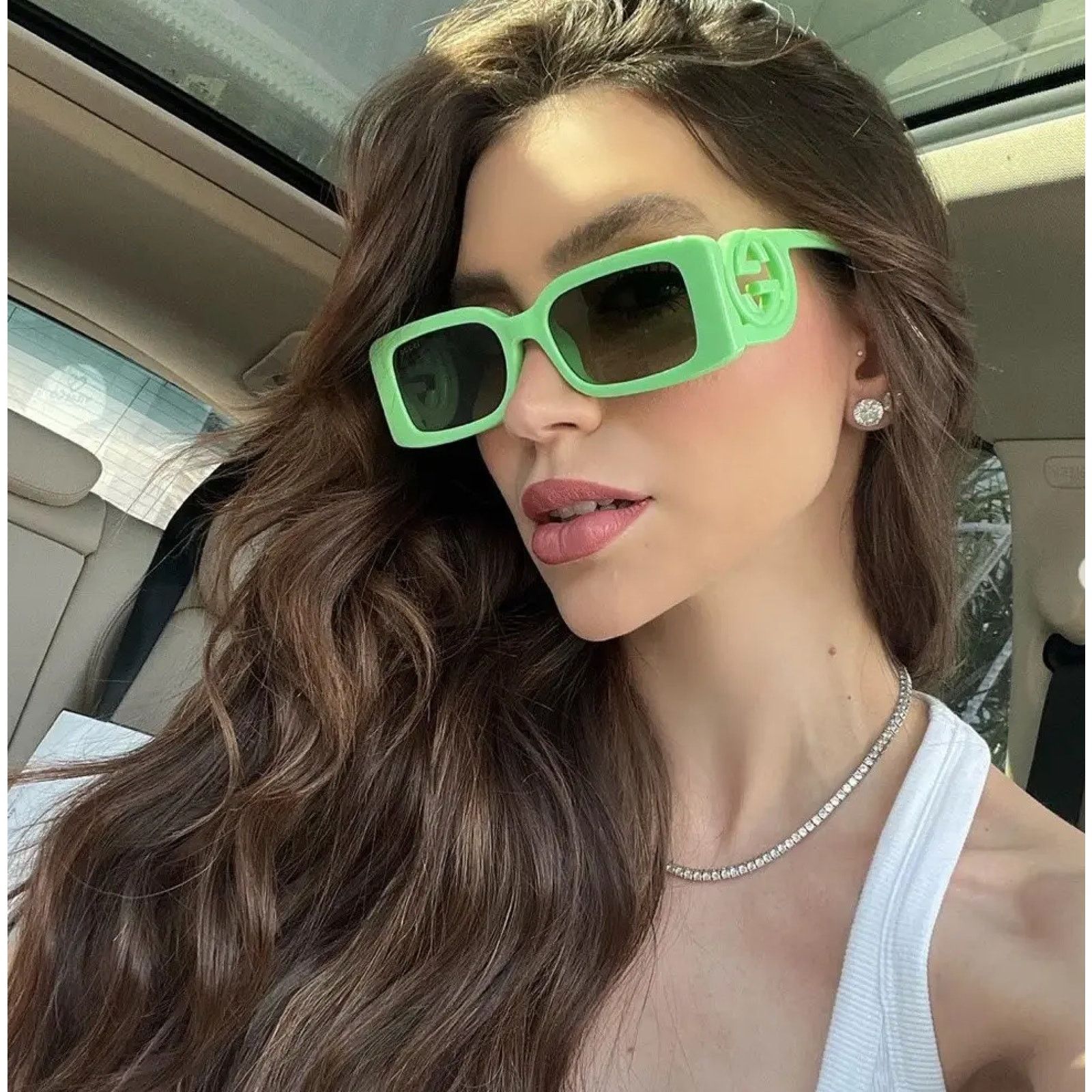Gucci NEW Gucci Sunglasses GG1325S 004 Green / Green Gradient Size ONE SIZE - 2 Thumbnail