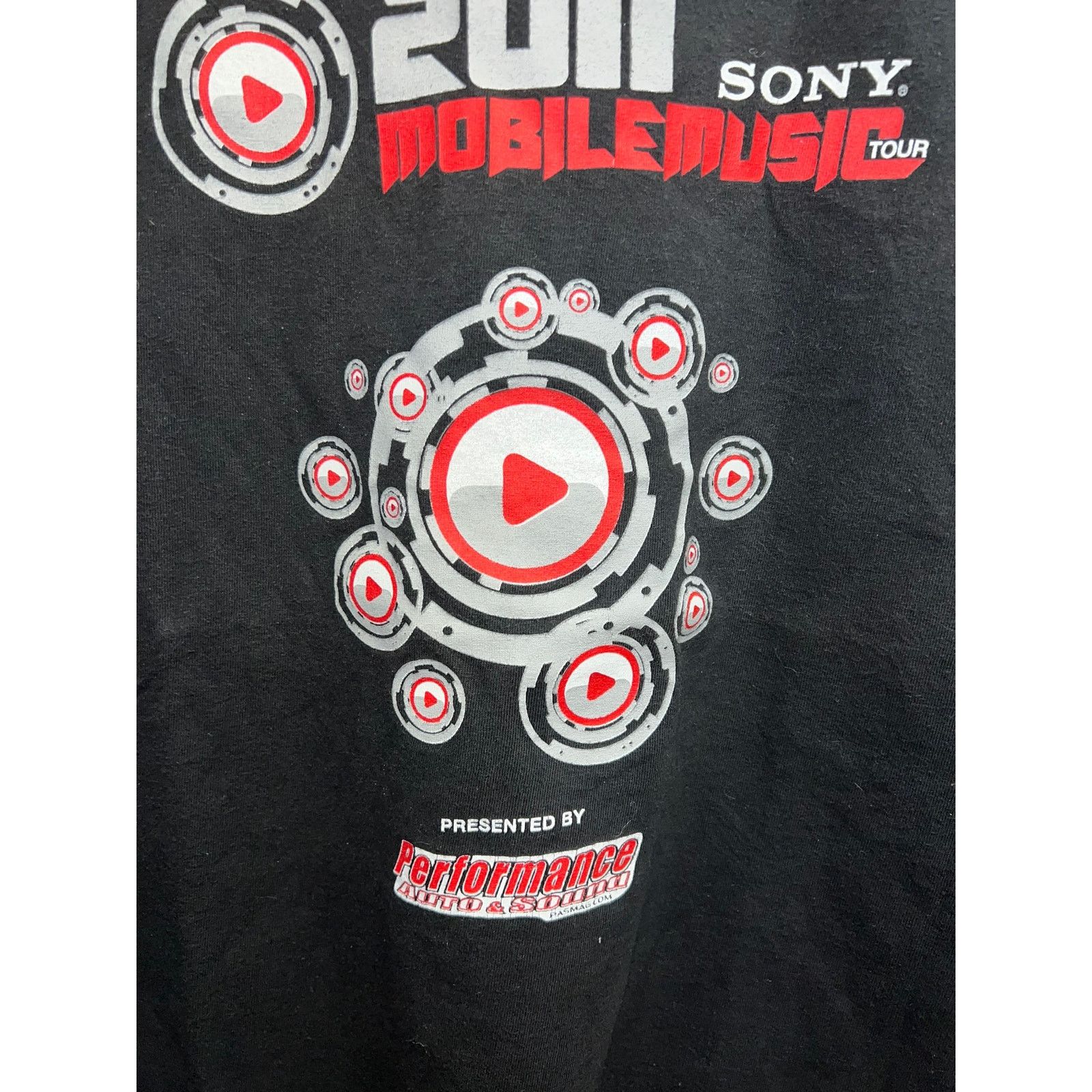Alstyle 2011 Sony Mobile Music Tour Black Concert Shirt Tee 2010s XL Size US XL / EU 56 / 4 - 3 Thumbnail