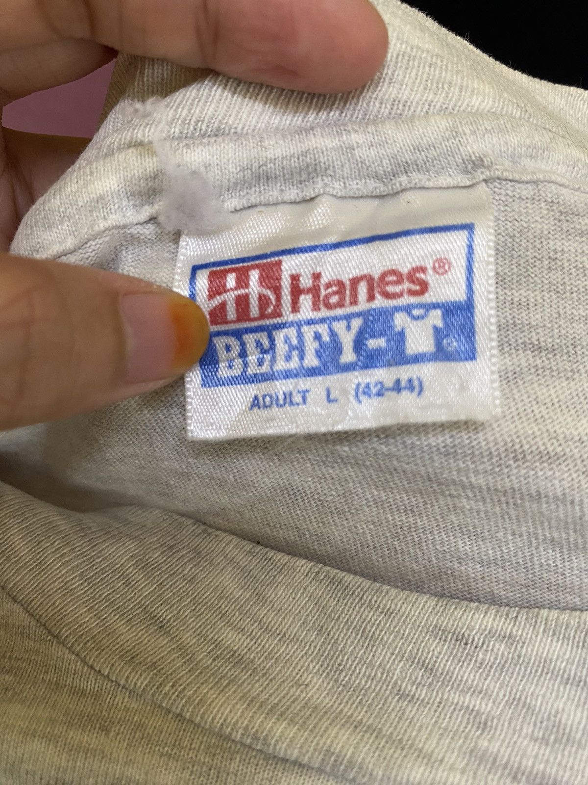 Hanes Vintage hanes plain shirt Size US M / EU 48-50 / 2 - 5 Thumbnail