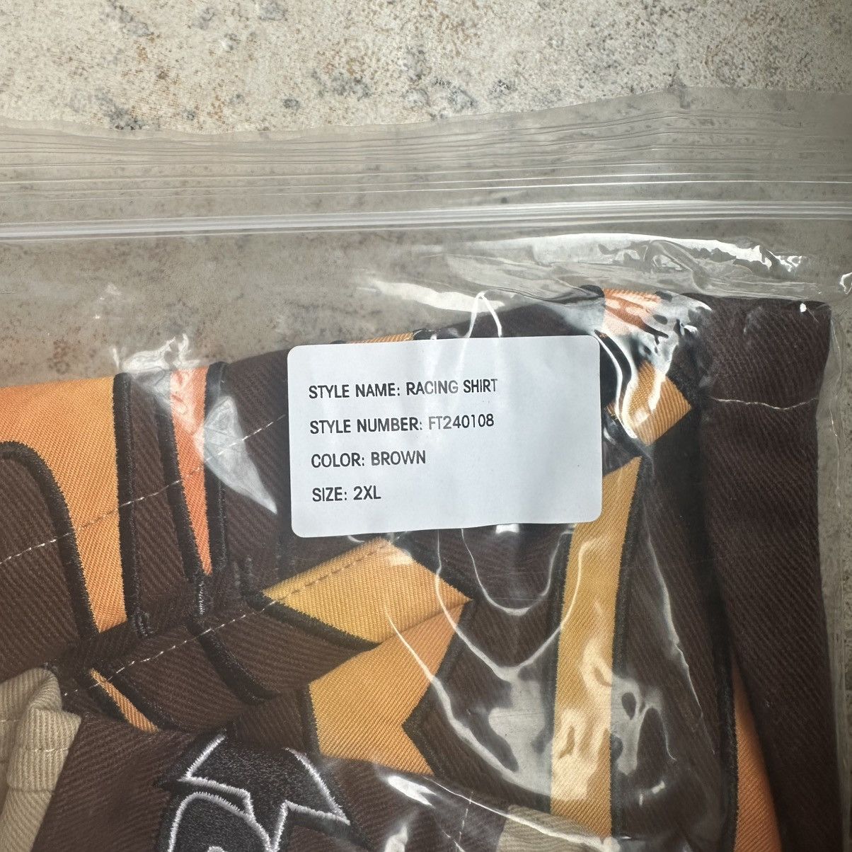 Fuck The Population FTP Raceway Button Up Shirt (Tan) Size XXL Size US XXL / EU 58 / 5 - 2 Thumbnail