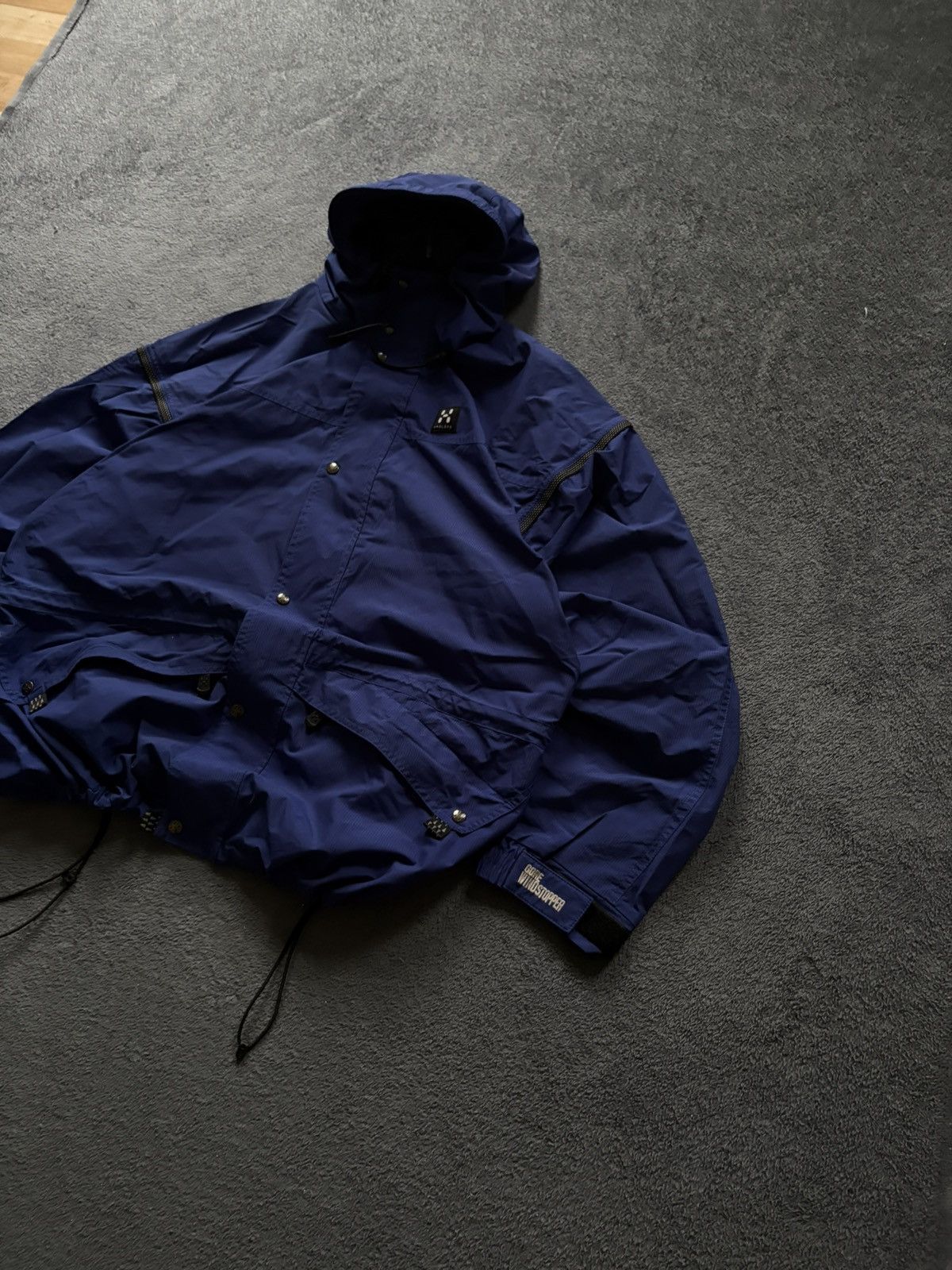 Haglofs 00s Haglofs Vintage Oversized Windstopper Waterproof Jacket Size US L / EU 52-54 / 3 - 3 Thumbnail