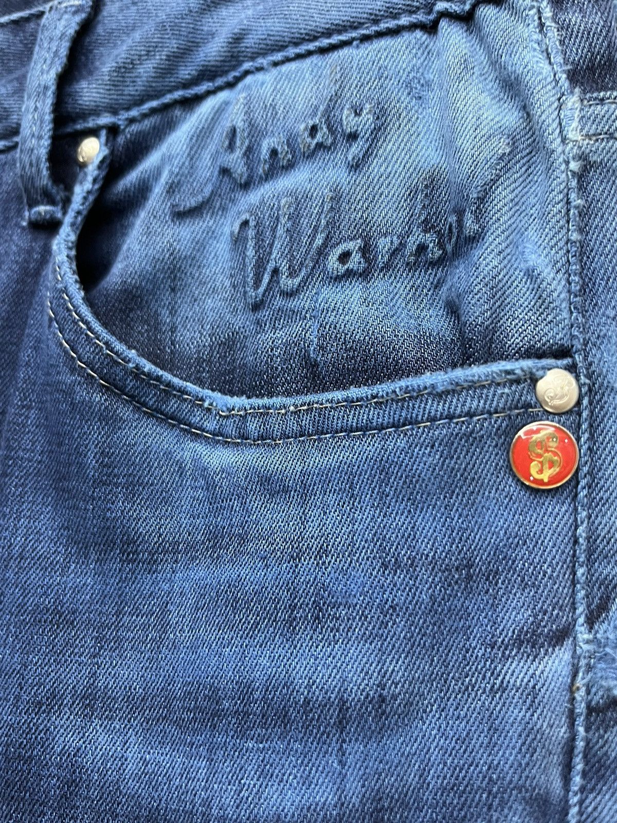 Andy Warhol 🔫 ANDY WARHOL Art Gun 1981 x "Giant Size" By PEPE JEANS Size US 31 - 7 Thumbnail