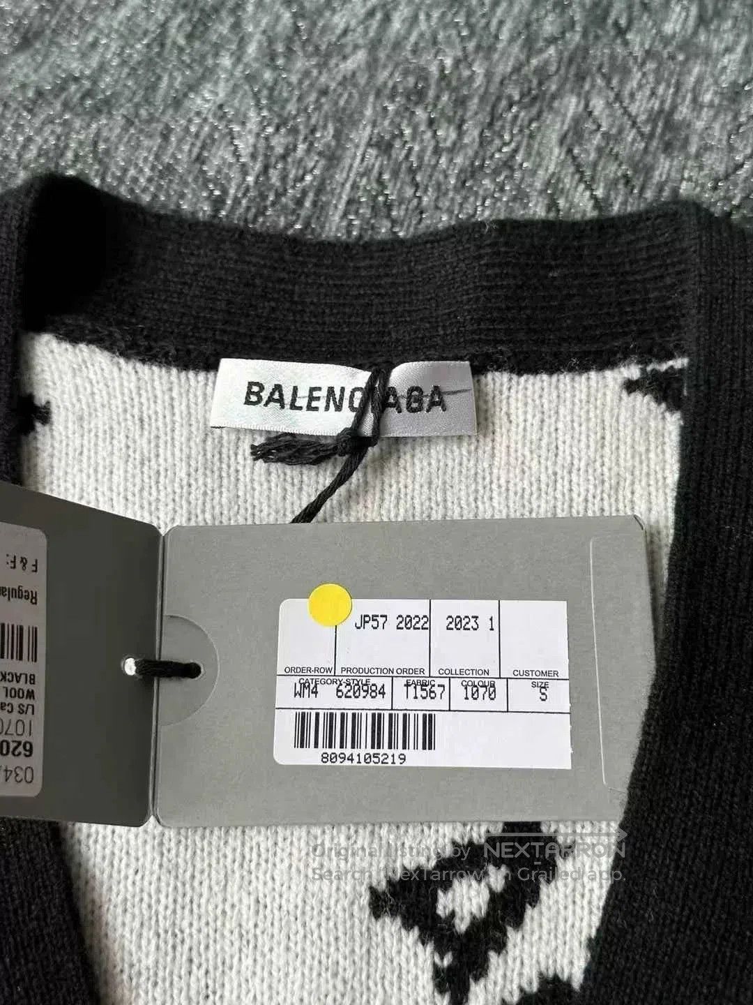 Balenciaga Balenciaga Logo Print Cardigan. Size US S / EU 44-46 / 1 - 3 Thumbnail