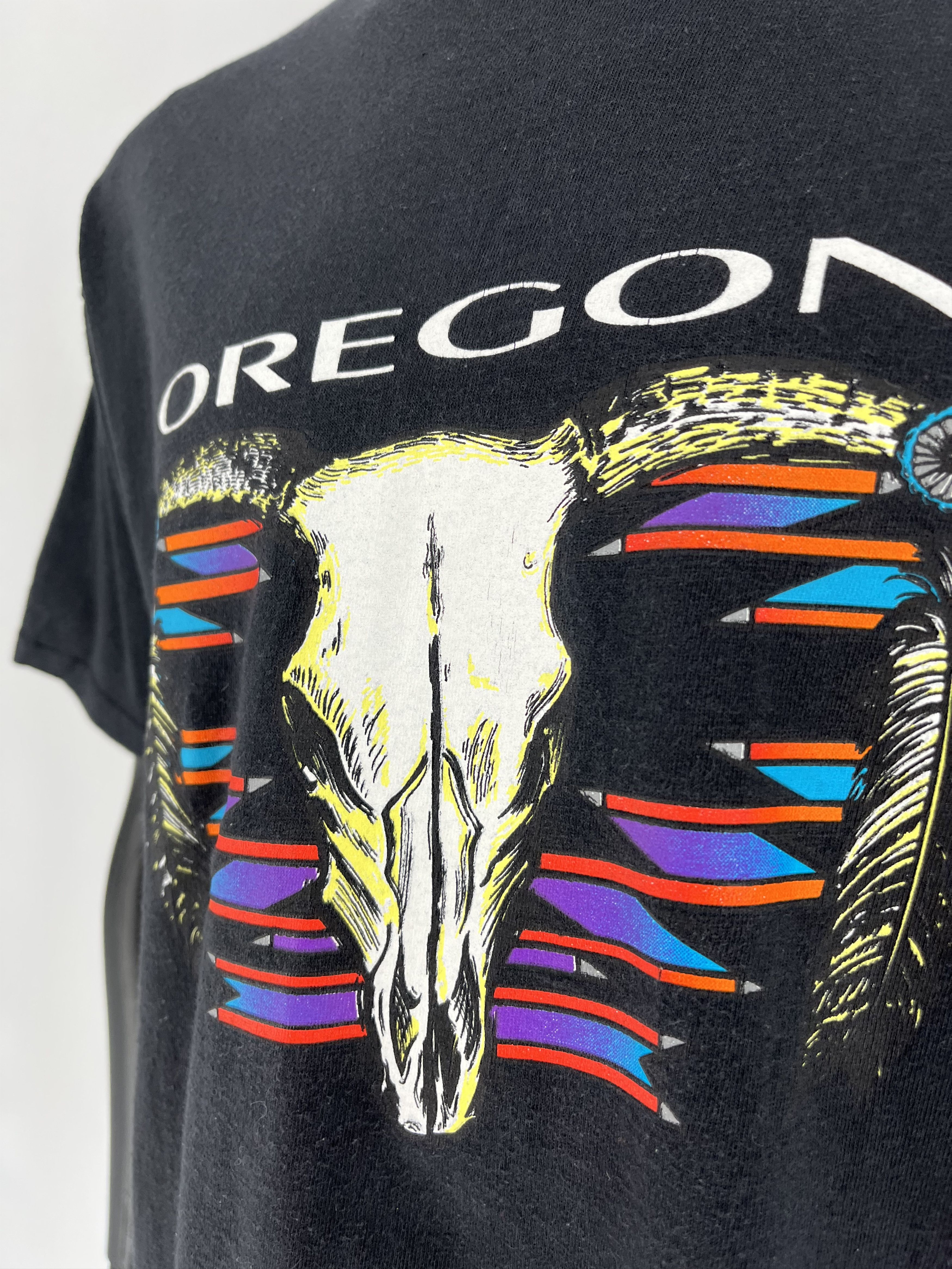 Vintage Vintage Y2K Oregon T-Shirt Made IN USA Size US XL / EU 56 / 4 - 7 Thumbnail