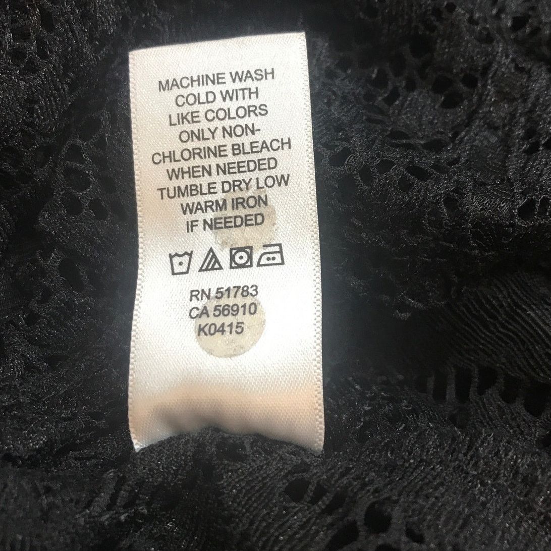 Other Maurices Vintage Black Scoop Neck Sleeveless Lace Top M Size M / US 6-8 / IT 42-44 - 5 Thumbnail
