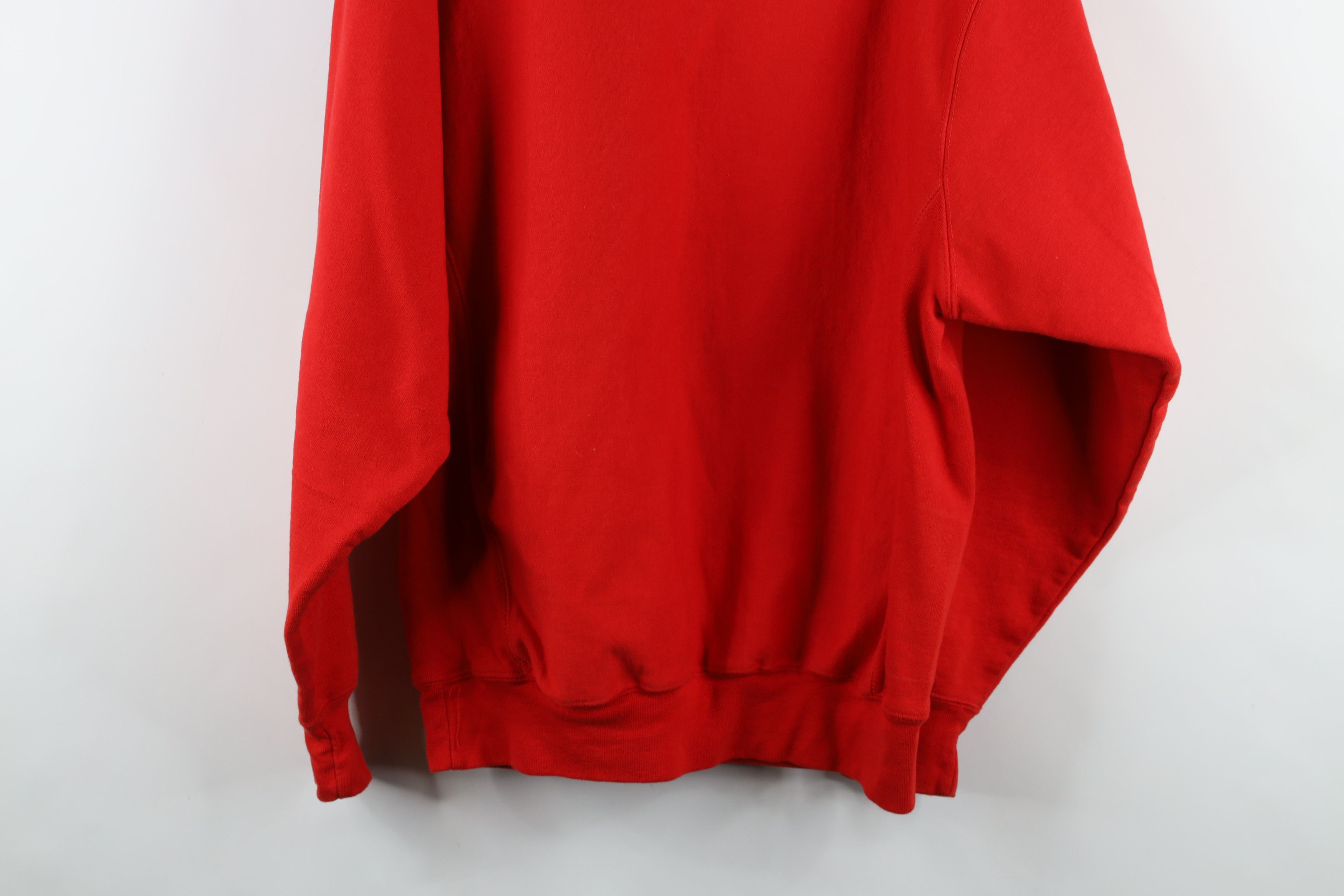 Vintage Vintage 90s Ohio State University Crewneck Sweatshirt Red Size US L / EU 52-54 / 3 - 13 Thumbnail
