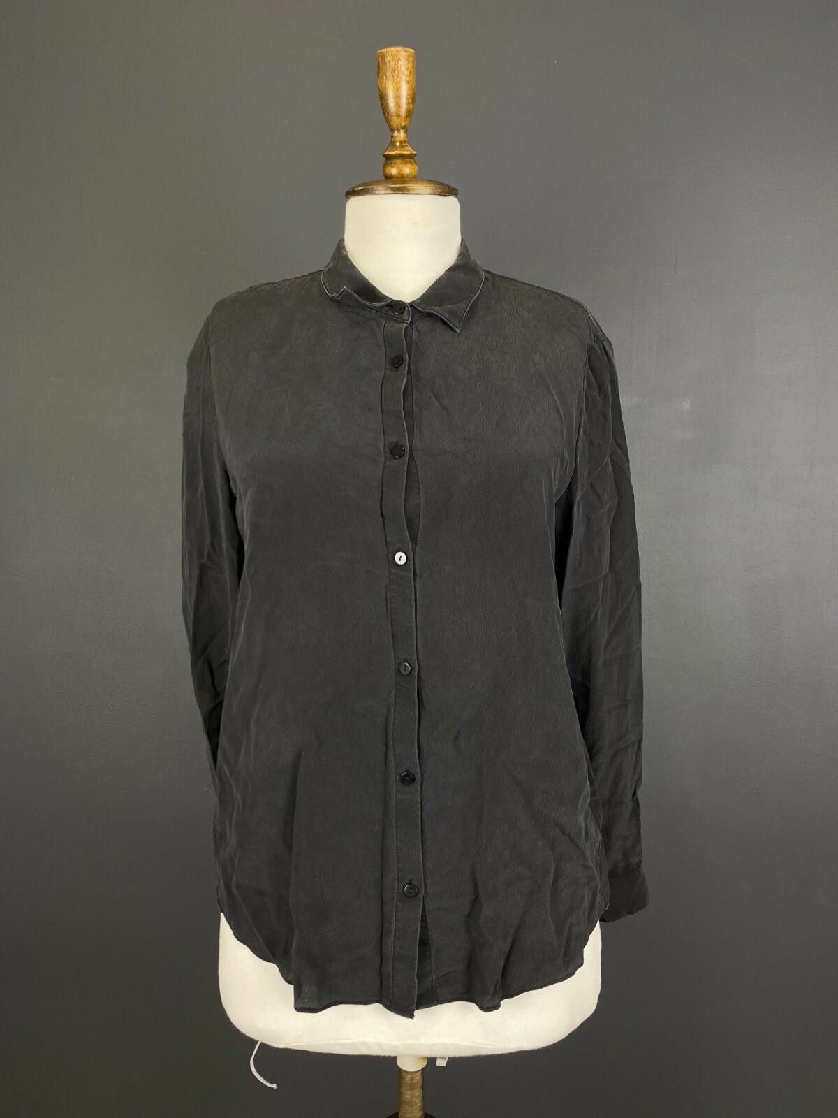 The Kooples The Kooples Black Lightweight Button Down Shirt Size M Size M / US 6-8 / IT 42-44 - 1 Thumbnail