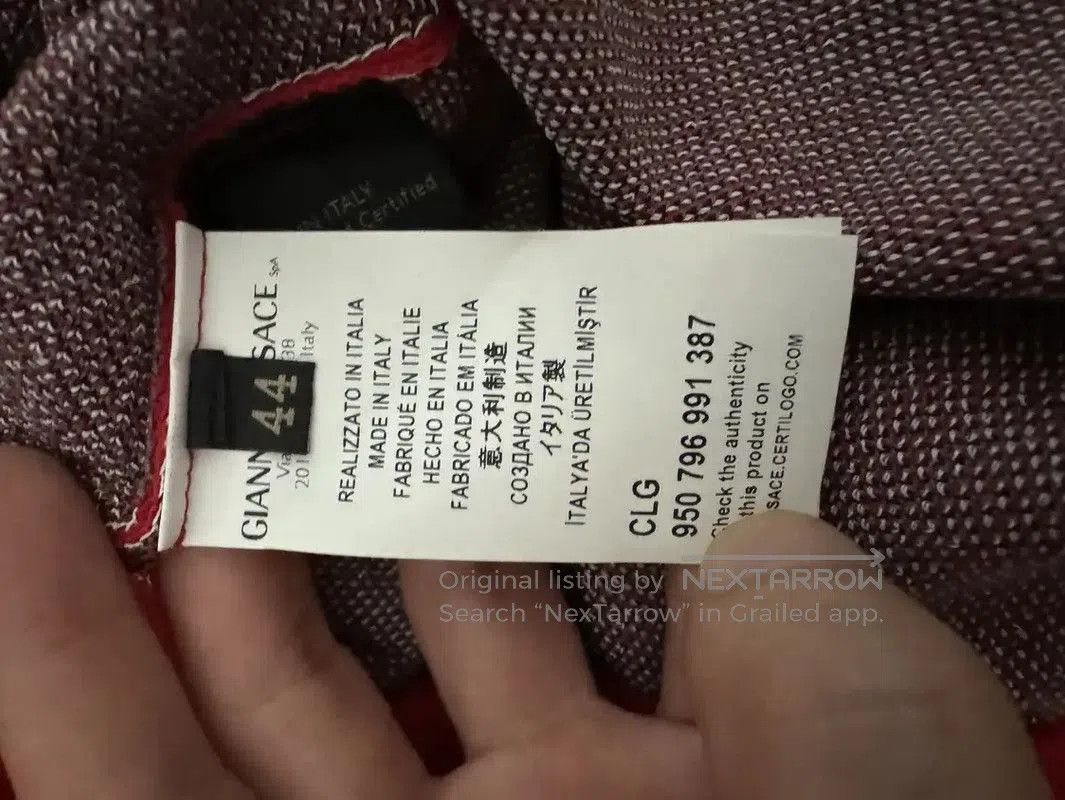 Versace Versace Red Wool Medusa Logo Sweater . Size US S / EU 44-46 / 1 - 4 Thumbnail