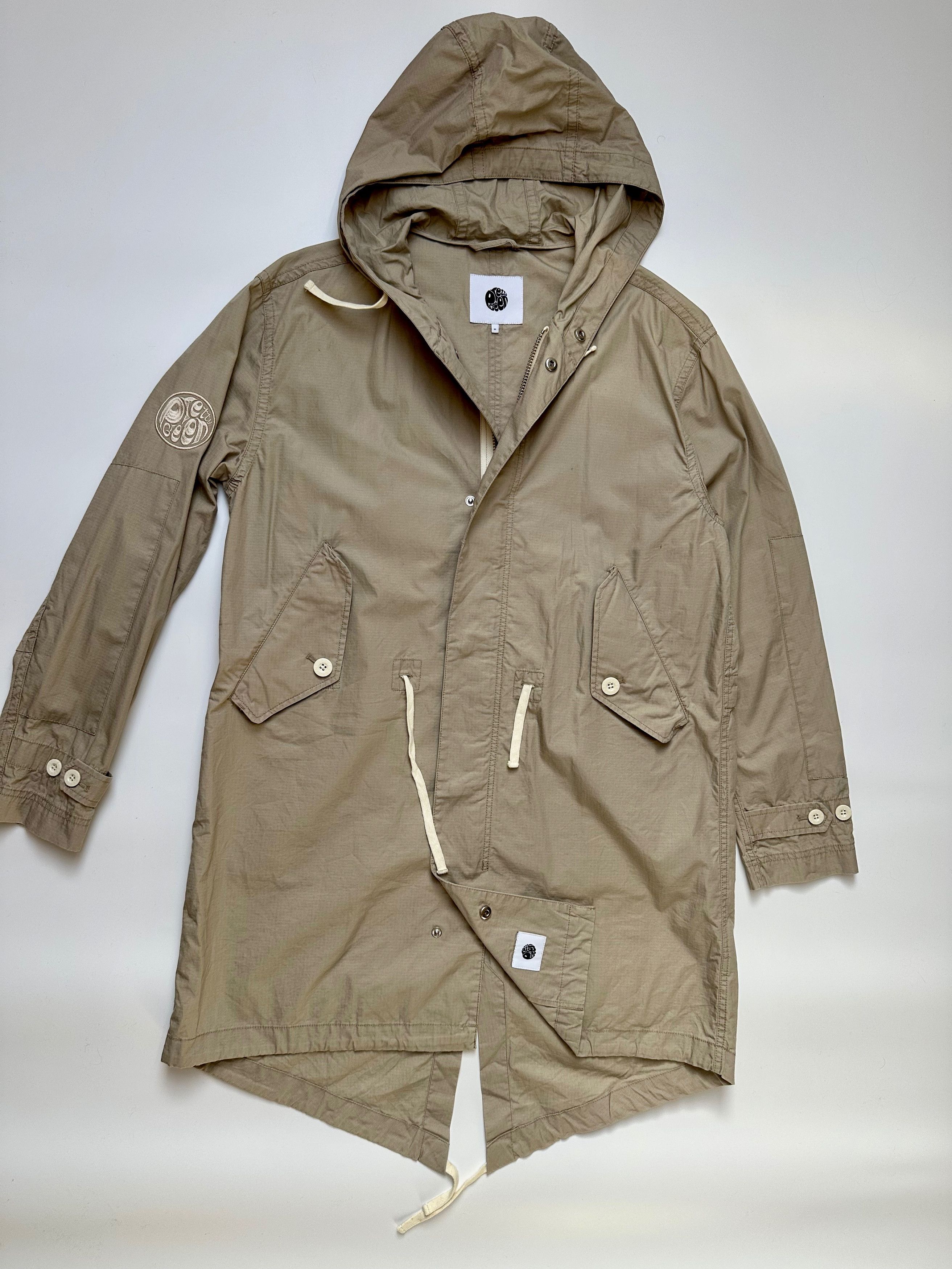 Pretty Green Pretty Green Beige Parka Lightweight Coat Jacket Size US M / EU 48-50 / 2 - 1 Thumbnail
