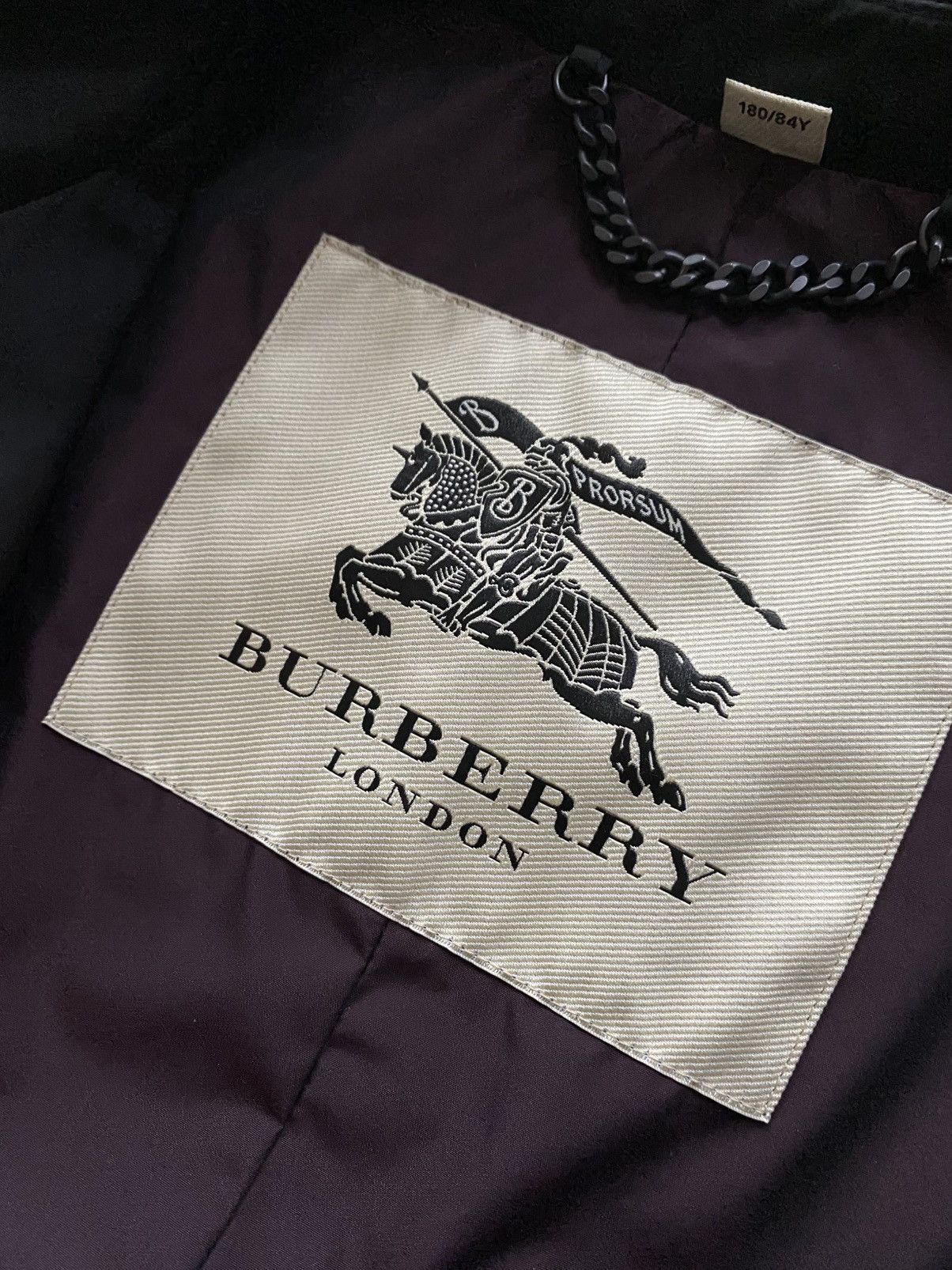 Burberry Burberry Prorsum nylon W’s black Coat Size M / US 6-8 / IT 42-44 - 3 Thumbnail
