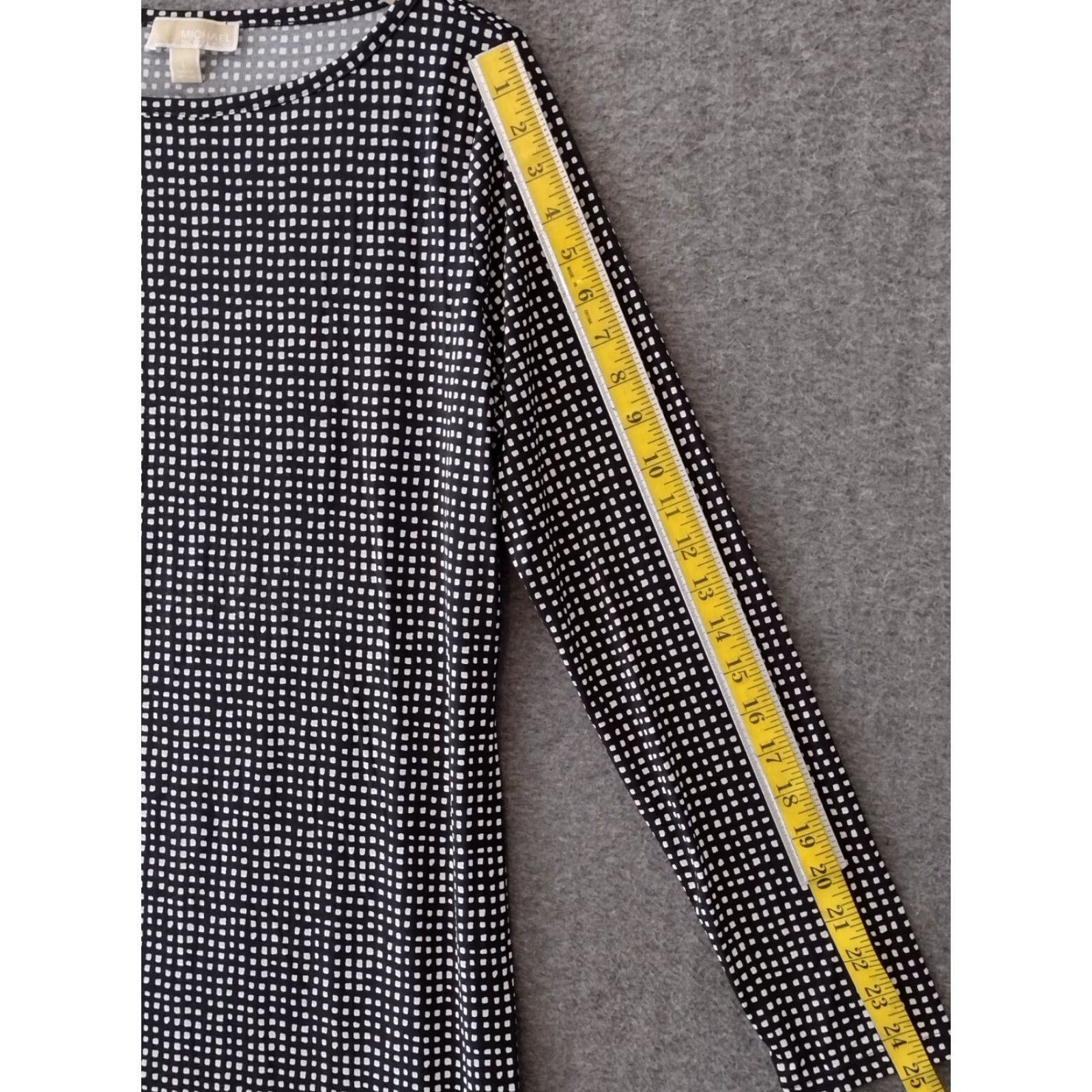 Michael Kors Michael Kors Womens Dress Black Mini Long Sleeve Polka Dot Size L Size L / US 10 / IT 46 - 5 Thumbnail
