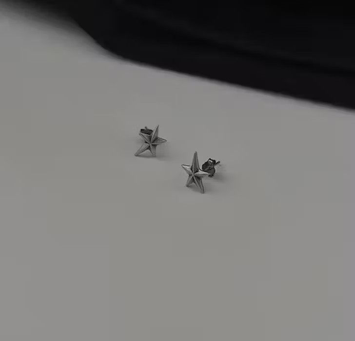 Designer × Vintage 925 silver Retro punk earrings Size ONE SIZE - 4 Thumbnail