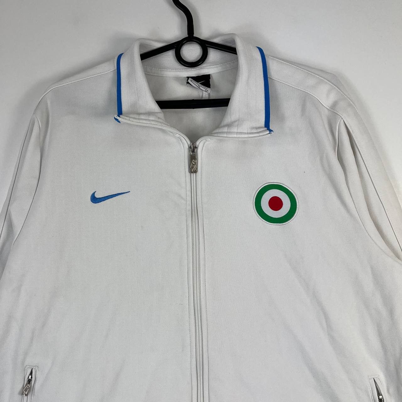 Nike Italy National Team Nike Track Jacket Full Zip White Size XL Size US XL / EU 56 / 4 - 2 Thumbnail