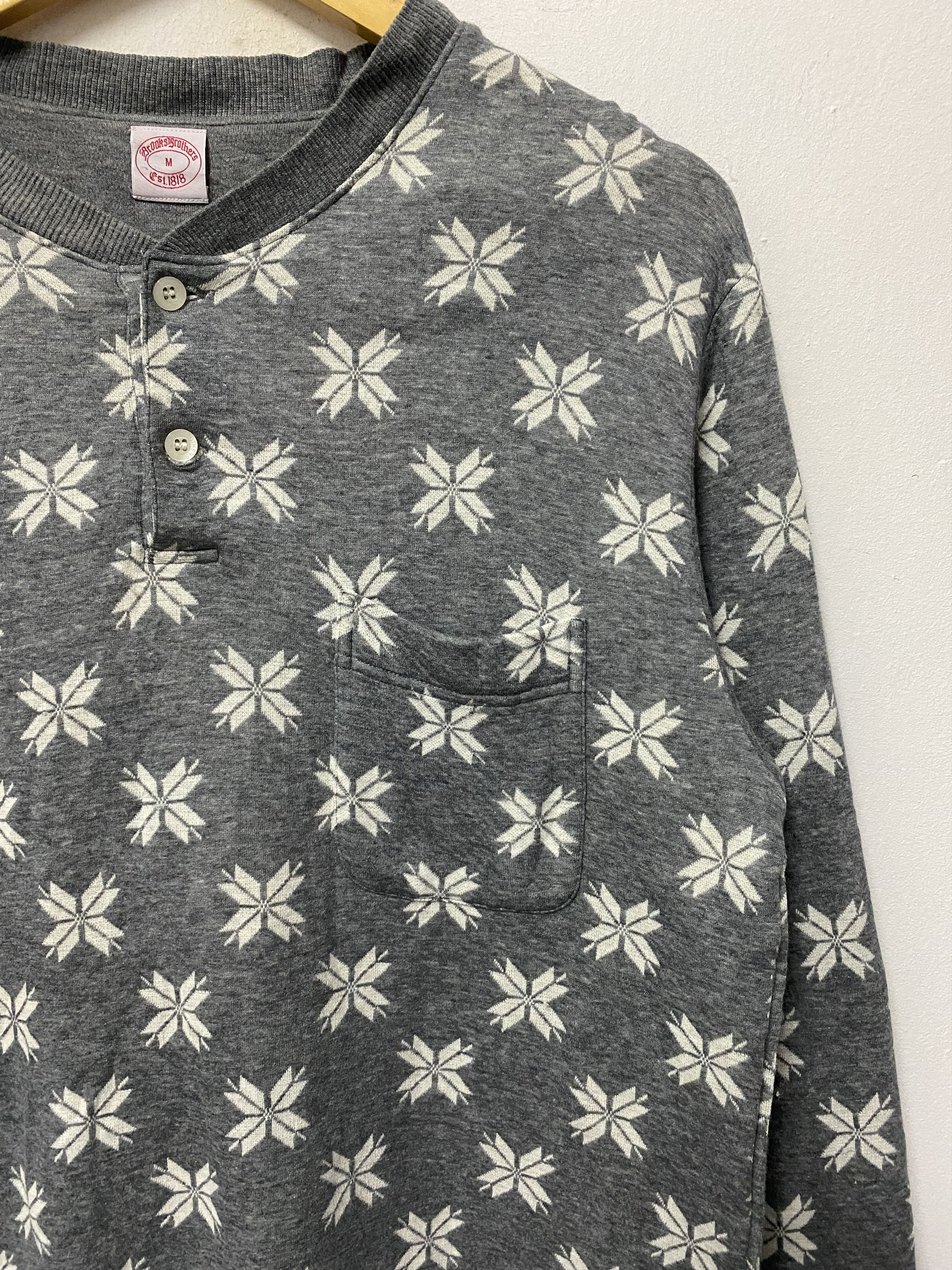 Brooks Brothers Brooks Brothers Full Print Long Sleeve Shirts Button Size US M / EU 48-50 / 2 - 5 Thumbnail