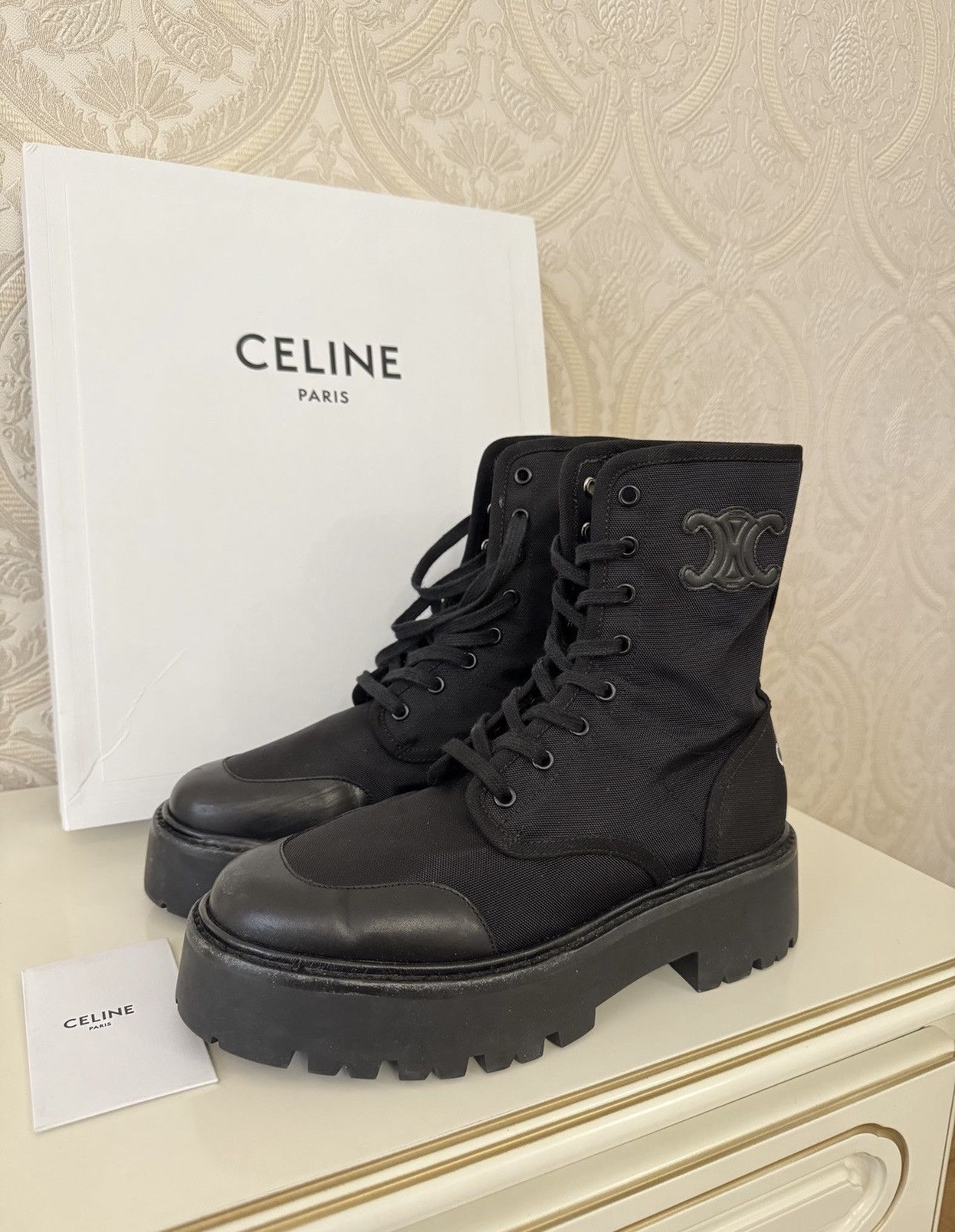 Celine Celine 2022FW Embroidered Moon boots | Grailed