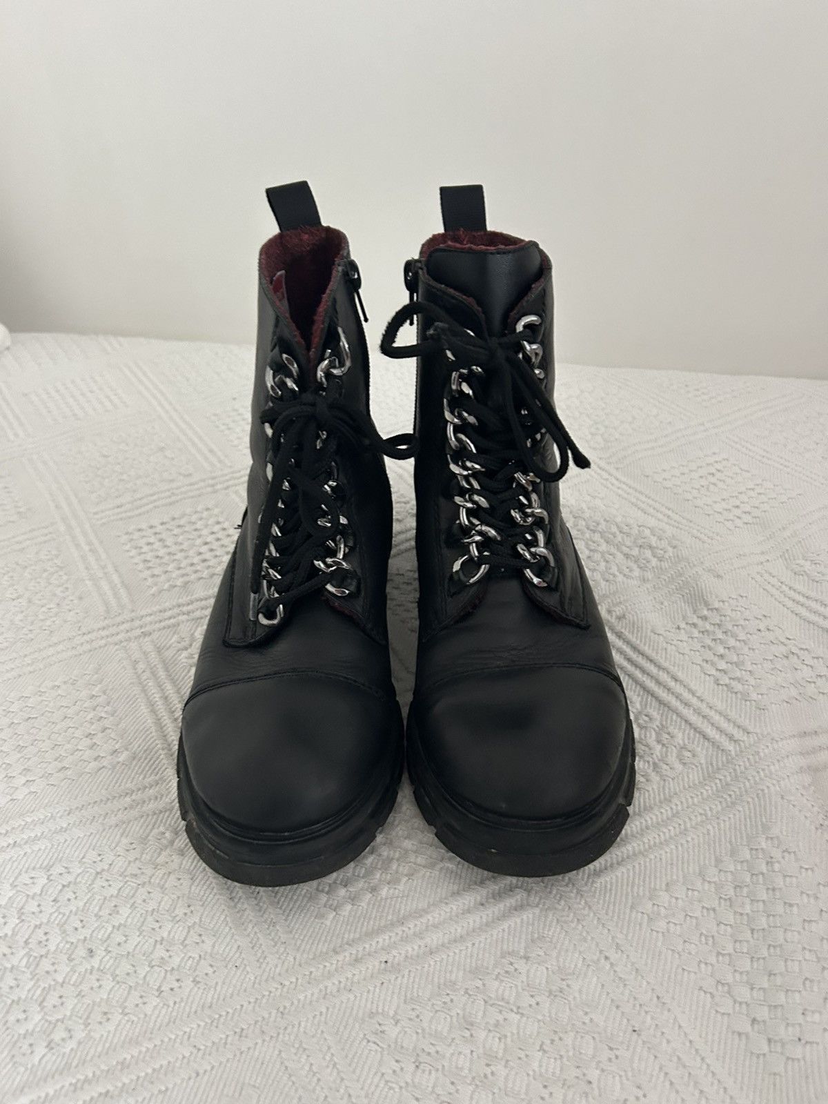 Rieker Cute grungy leather boots Size US 6 / IT 36 - 2 Thumbnail