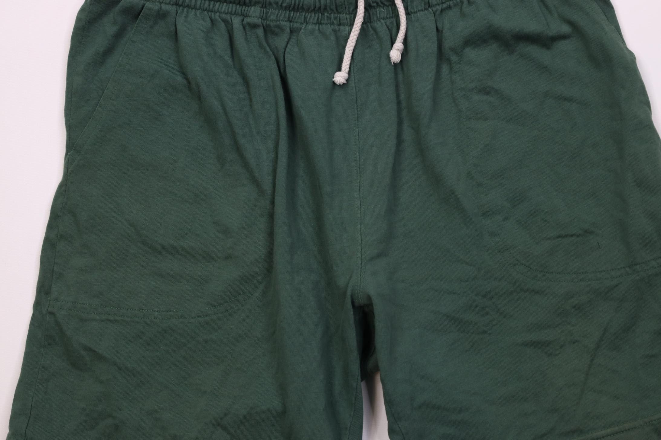 Vintage Vintage 90s Streetwear Blank Layered Above Knee Shorts Green Size US 34 / EU 50 - 3 Thumbnail
