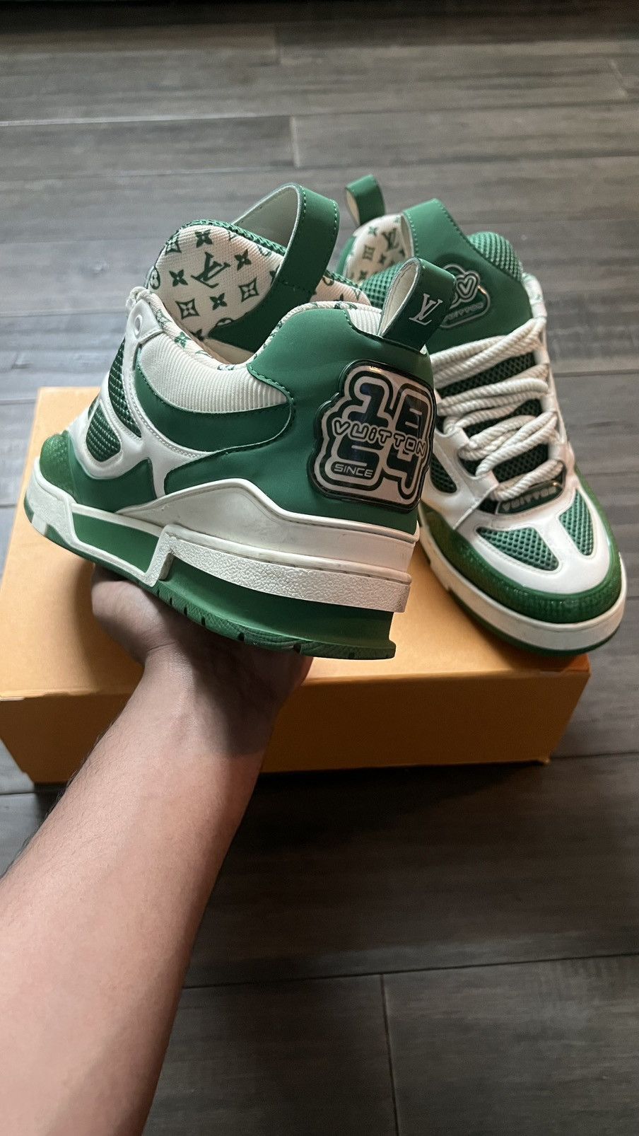 Louis Vuitton Louis Vuitton Green Skates Size US 10 / EU 43 - 4 Thumbnail