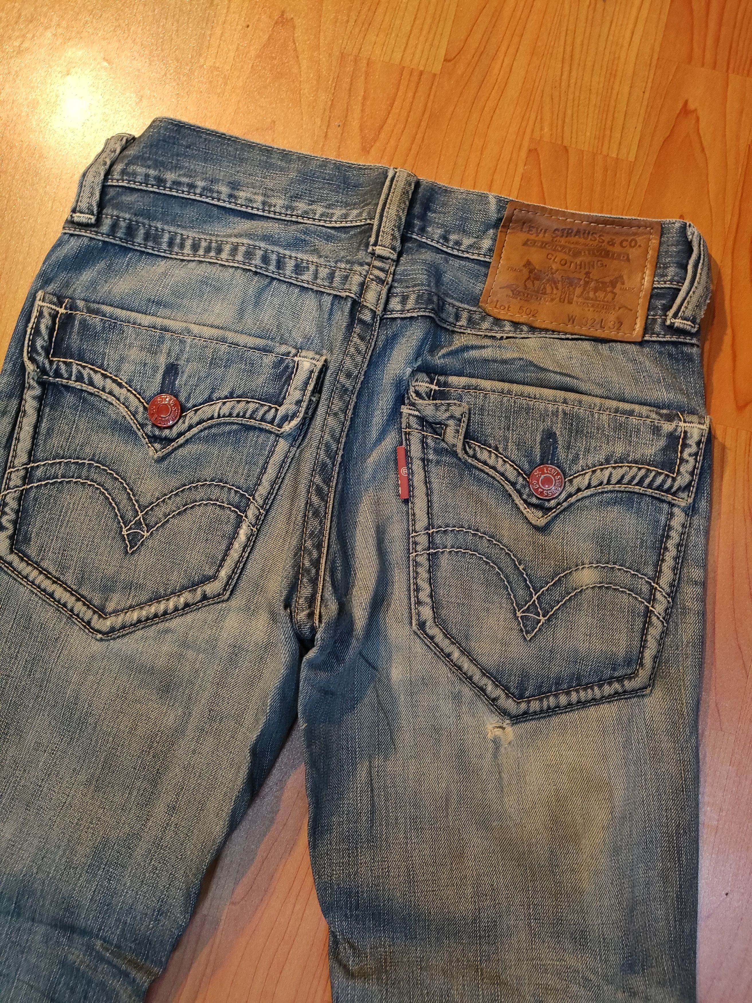 Levi's Vintage Clothing Distressed Levi's 502 Flare Jeans Size US 32 / EU 48 - 4 Thumbnail