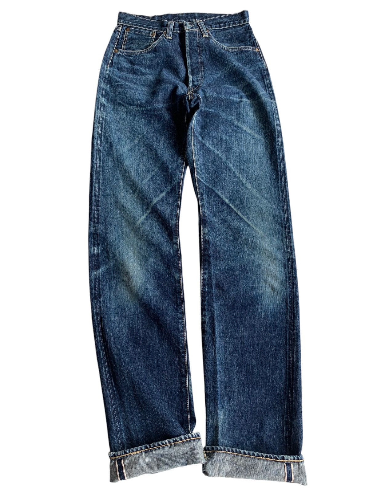 If Six Was Nine × Japanese Brand Unknown Japanese Brand Button fly Mudwash Selvedge Denim Size US 28 / EU 44 - 5 Thumbnail