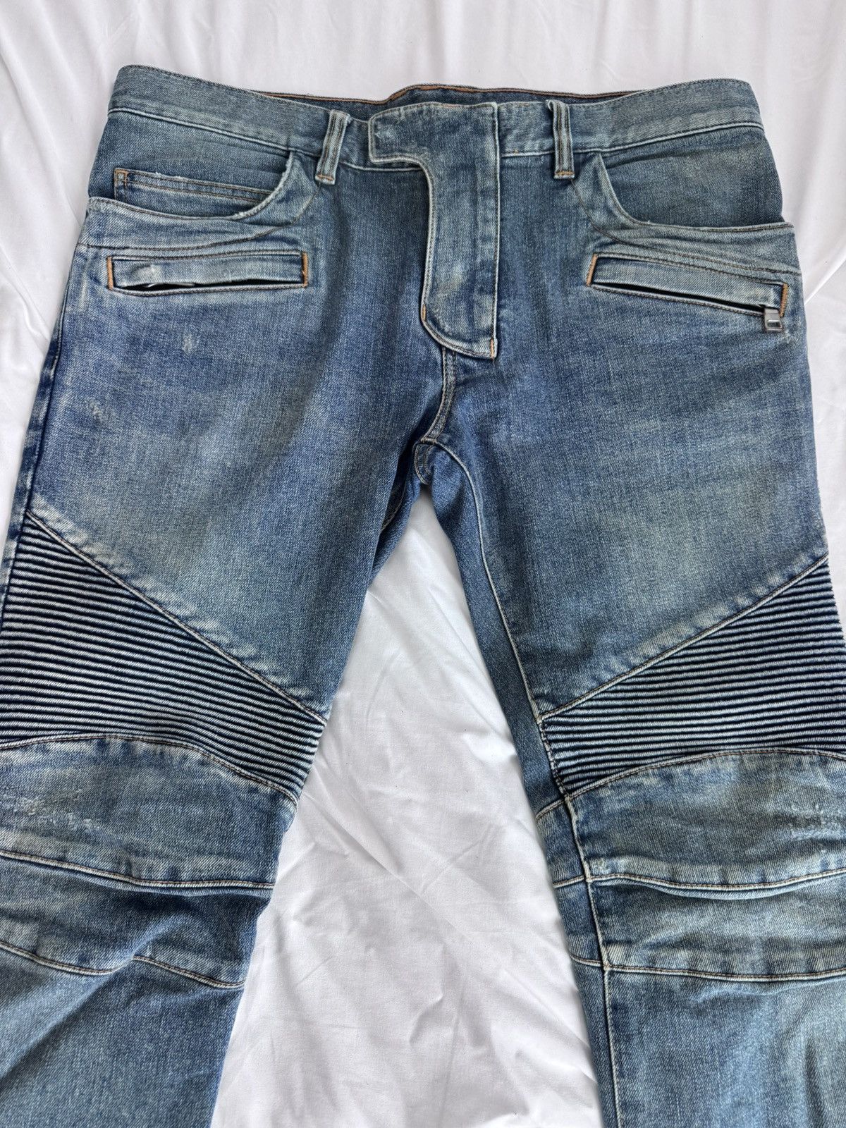 Balmain Balmain Biker jeans size 33 Size US 33 - 3 Thumbnail