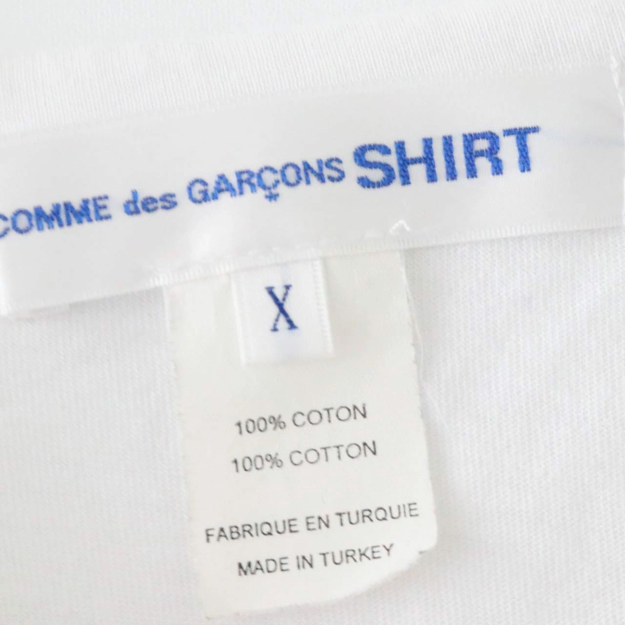 Comme des Garcons SHIRT T-Shirts Long Sleeve Cotton Plain Crewneck White Size US S / EU 44-46 / 1 - 6 Thumbnail