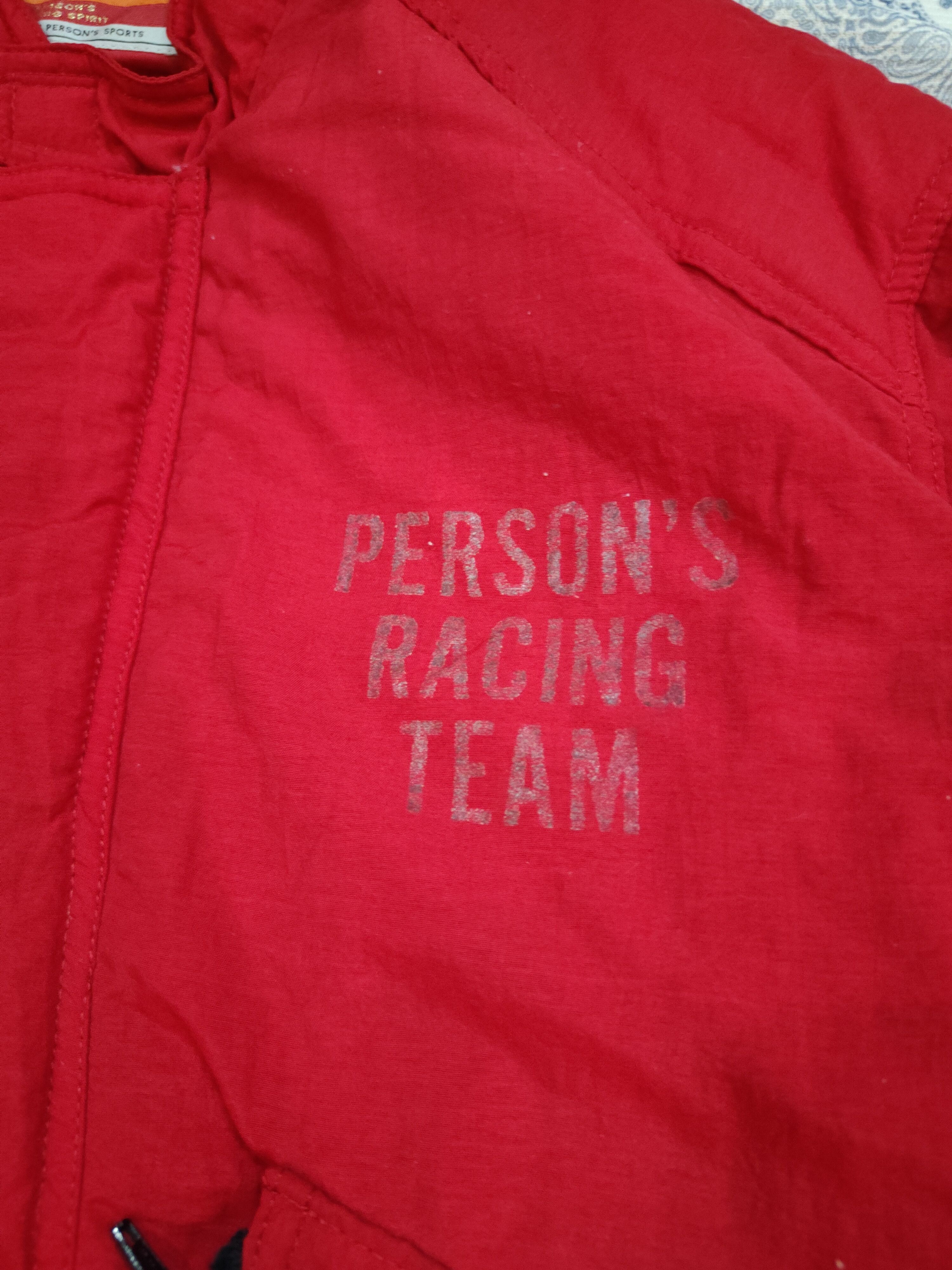 PERSON'S × Vintage Person's Racing Team Down Jacket Size US L / EU 52-54 / 3 - 9 Thumbnail