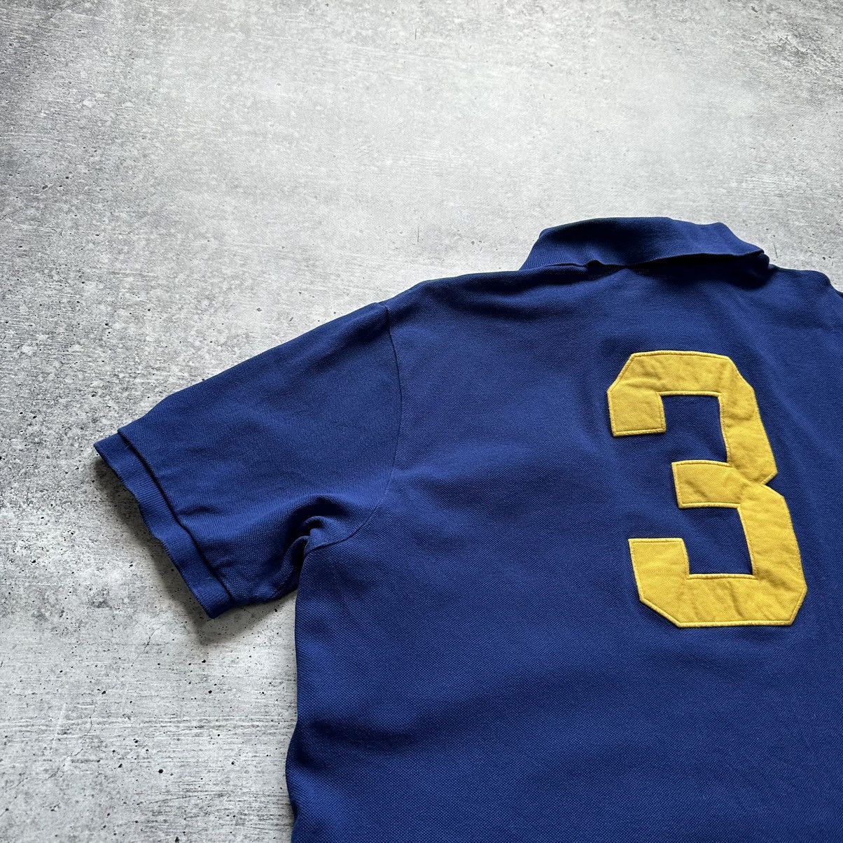 Designer × Polo Ralph Lauren Polo Ralph Lauren 3 Big Pony Polo Shirt Chief Keef Blue Size US XXL / EU 58 / 5 - 14 Thumbnail