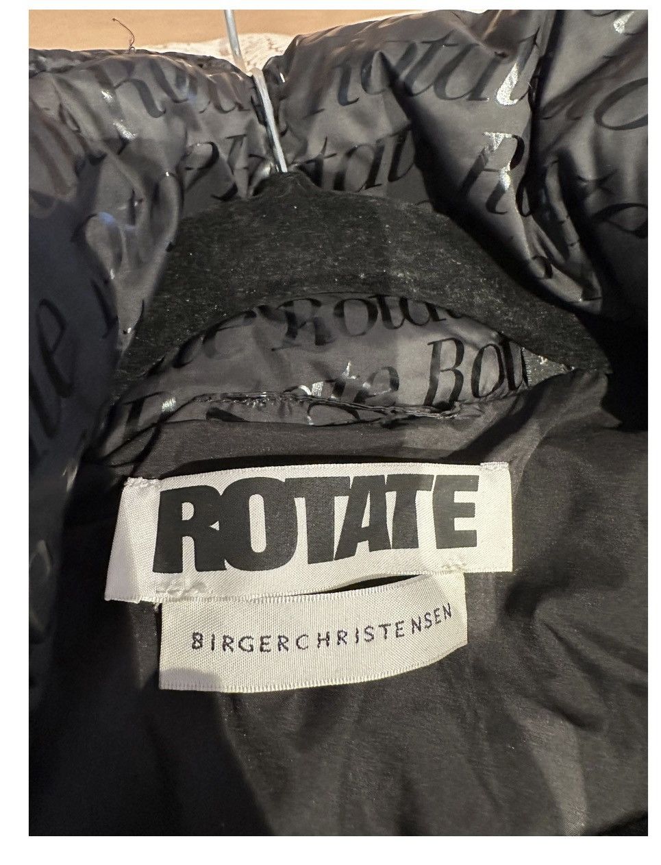 ROTATE Rotate Birger Christensen Jacket Matching hood & gloves🖤 Size S / US 4 / IT 40 - 3 Thumbnail