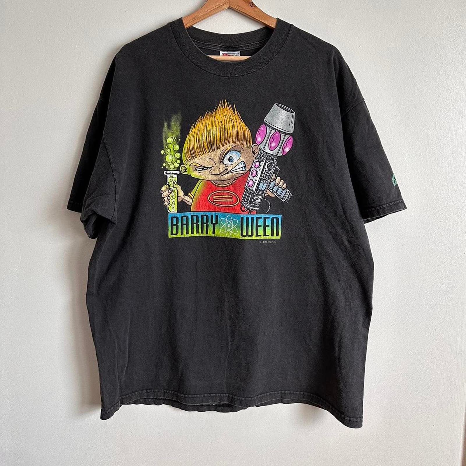 image of Hanes x Made In USA Vintage The Adventures Of Barry Ween Shirt in Black, Men's (Size XL)