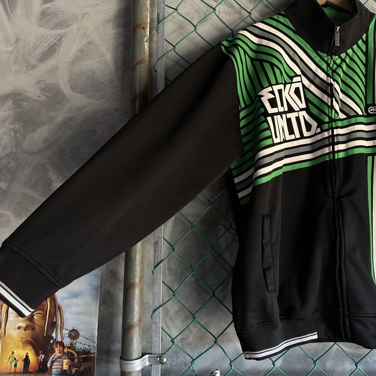 Ecko Unltd. Eck Unltd Actual Factual Mark Ecko Track Running Jacket Y2K Size US L / EU 52-54 / 3 - 3 Thumbnail